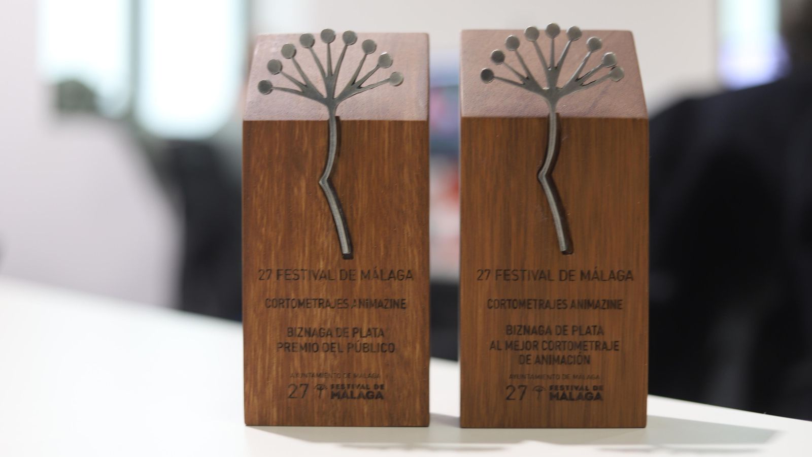 Las dos Biznagas conseguidas por el cortometraje Homework