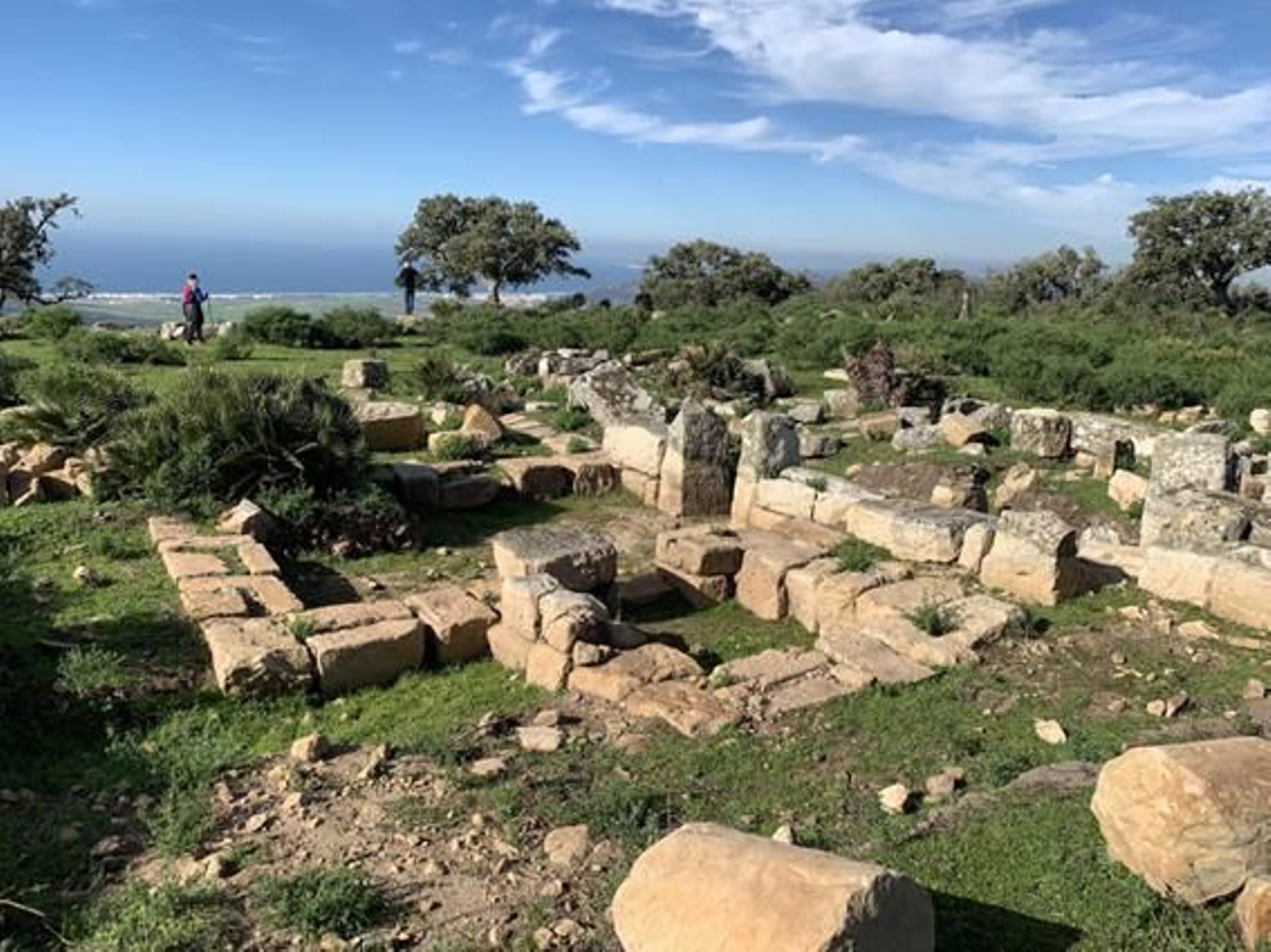 Vista del oppidum de Bailo.