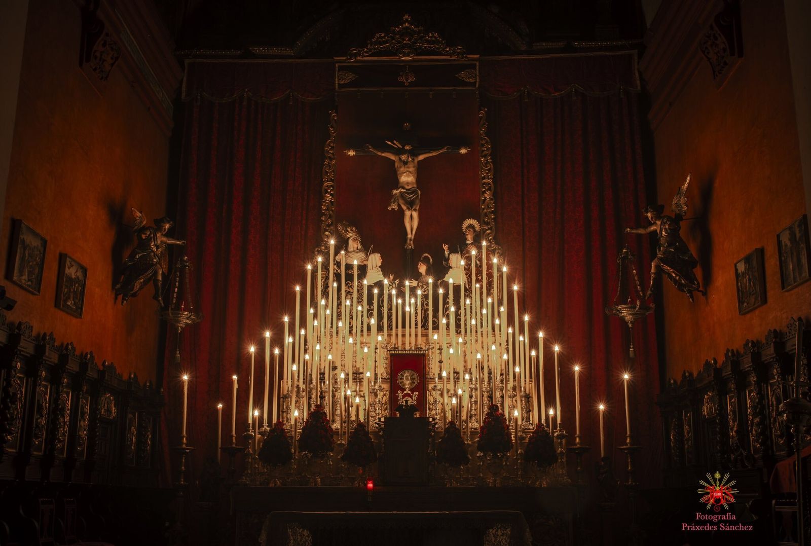 El altar de quinario de las Siete Palabras