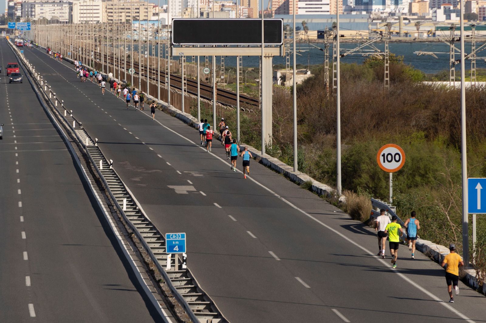 Las imágenes de la Media Maratón Bahía de Cádiz
