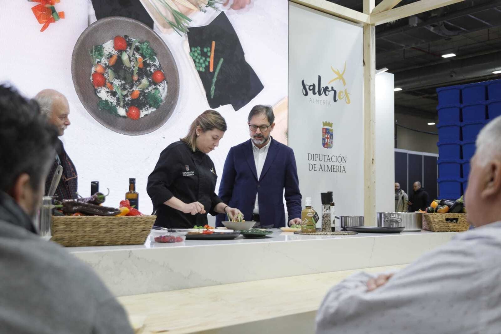 Showcooking Isabel Molina, chef del Restaurante Juan Moreno de Vera en Madrid Fusión