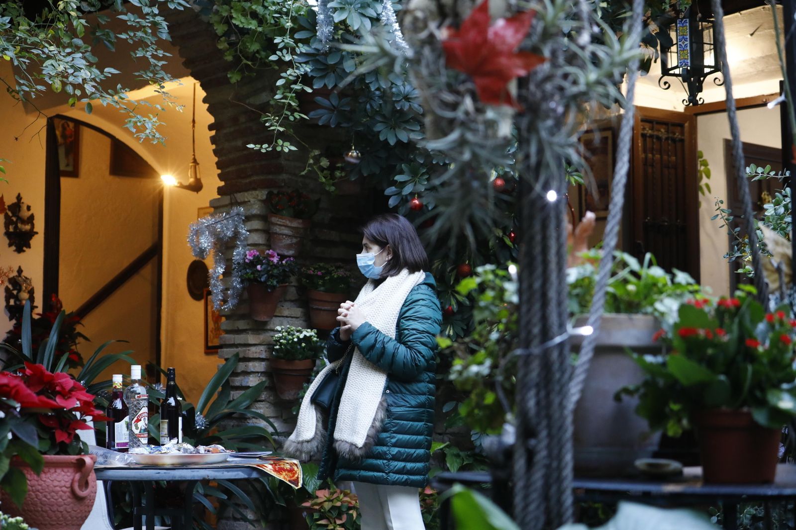 Las fotografías de los Patios de Córdoba en Navidad