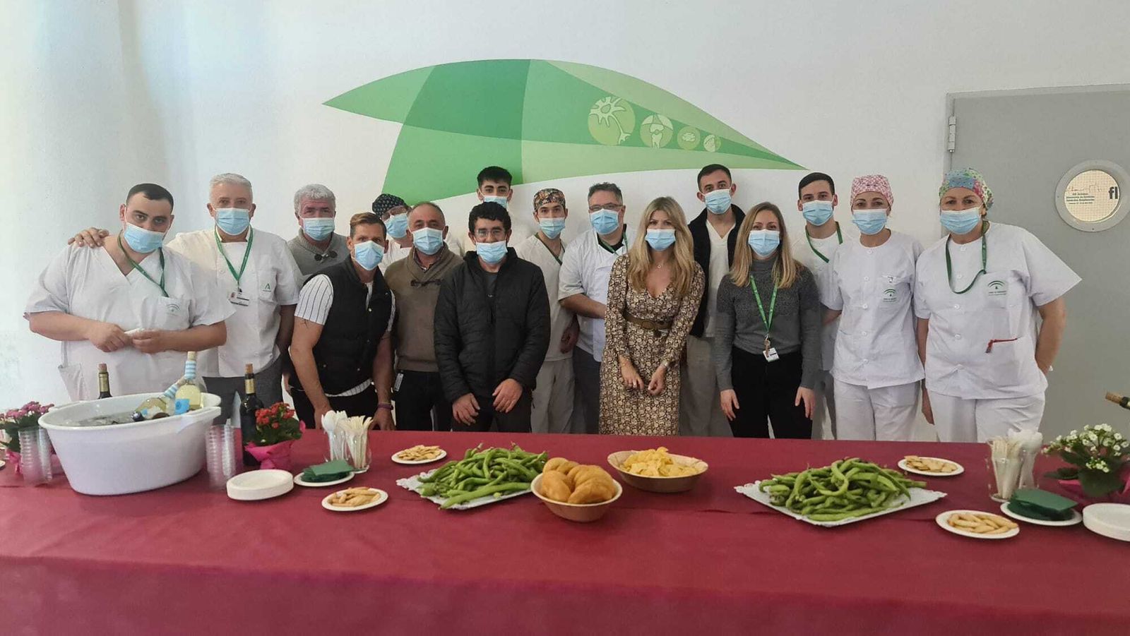 Imagen de la conmemoración de San Cecilio en el Hospital de Granada que lleva su nombre