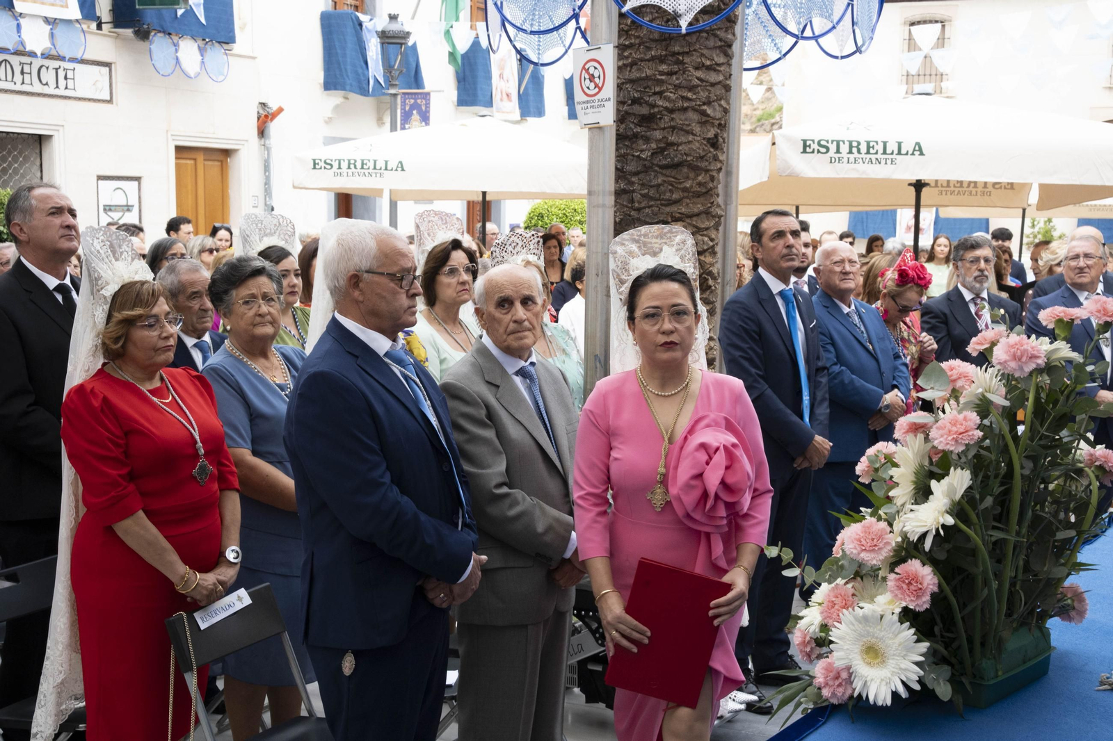 Las imágenes de la misa y procesión en Macael por las fiestas en honor a Nuestra Señora del Rosario