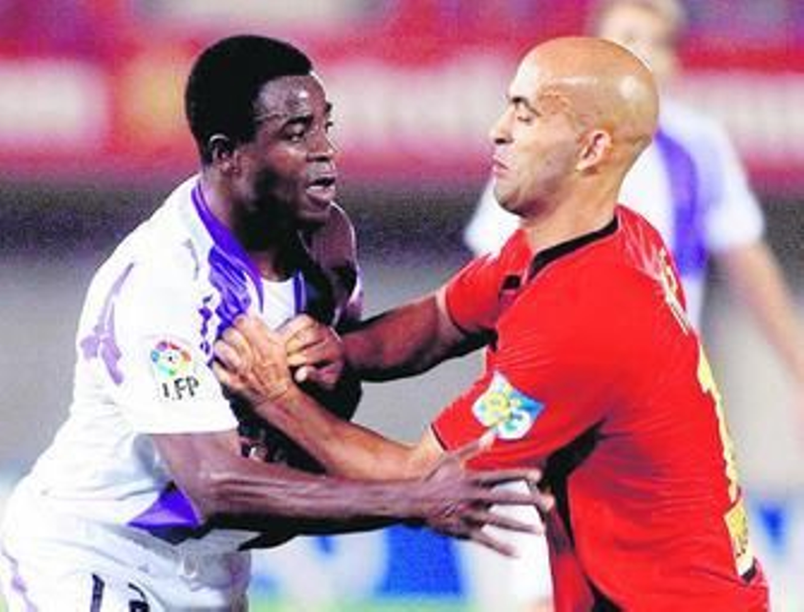 Ogbeche, durante un partido de la pasada temporada.