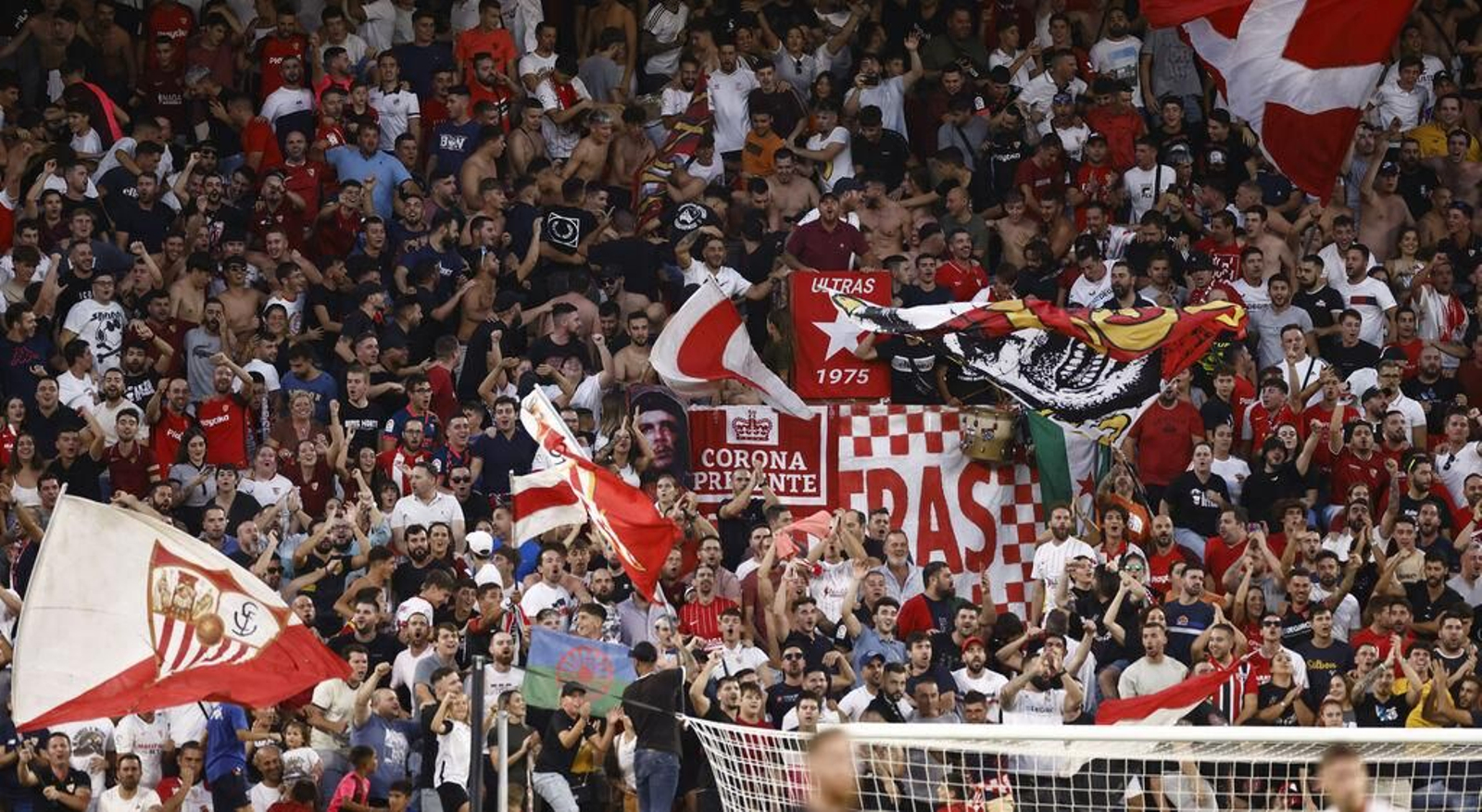 Imagen de la grada de Gol Norte del Ramón Sánchez-Pizjuán