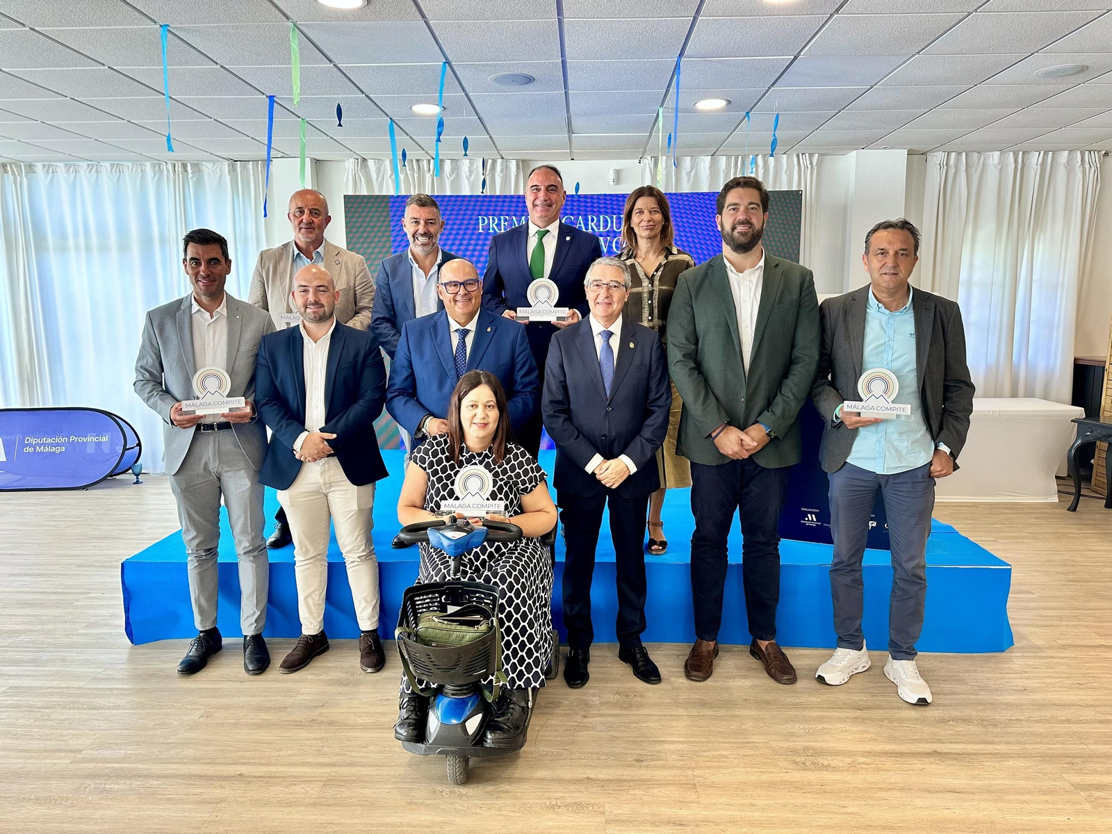 La Diputación reconoce a CAB Estepona, AMIVEL, Juventud Torremolinos CF, Ciclista Al-Ándalus y al Unicaja en la I edición de los Premios Cardumen Deportivo