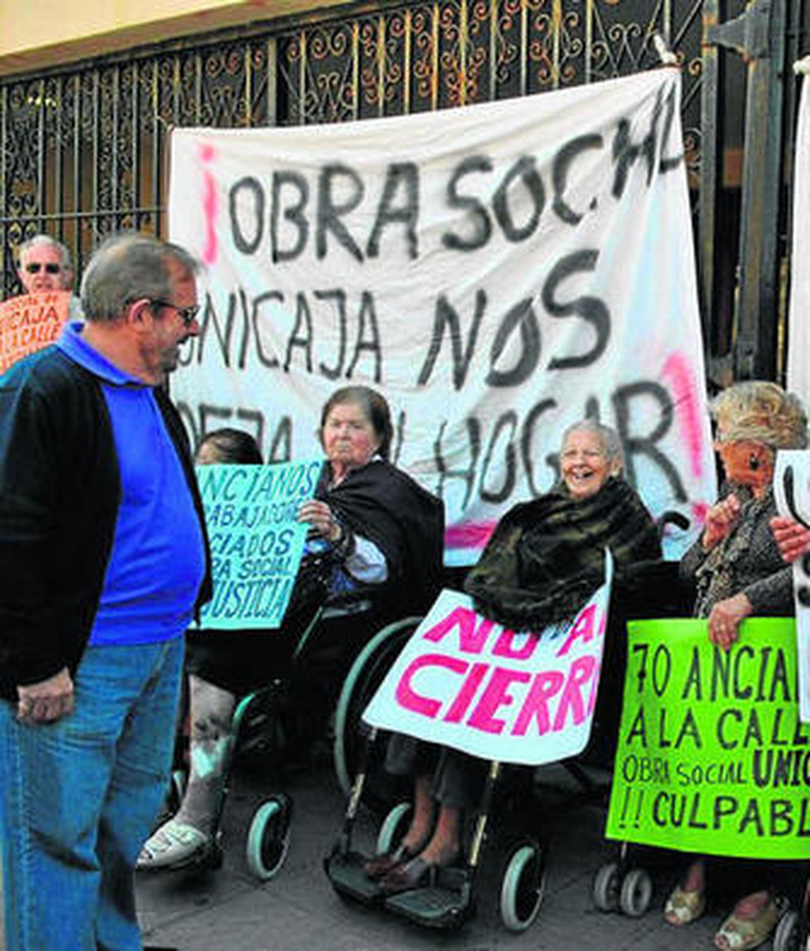 Manifestación de los familiares.
