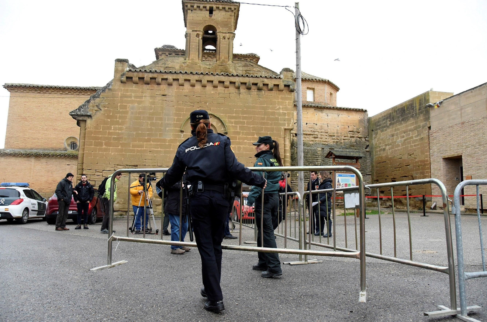 Las imágenes del traslado de obras de arte a Sijena