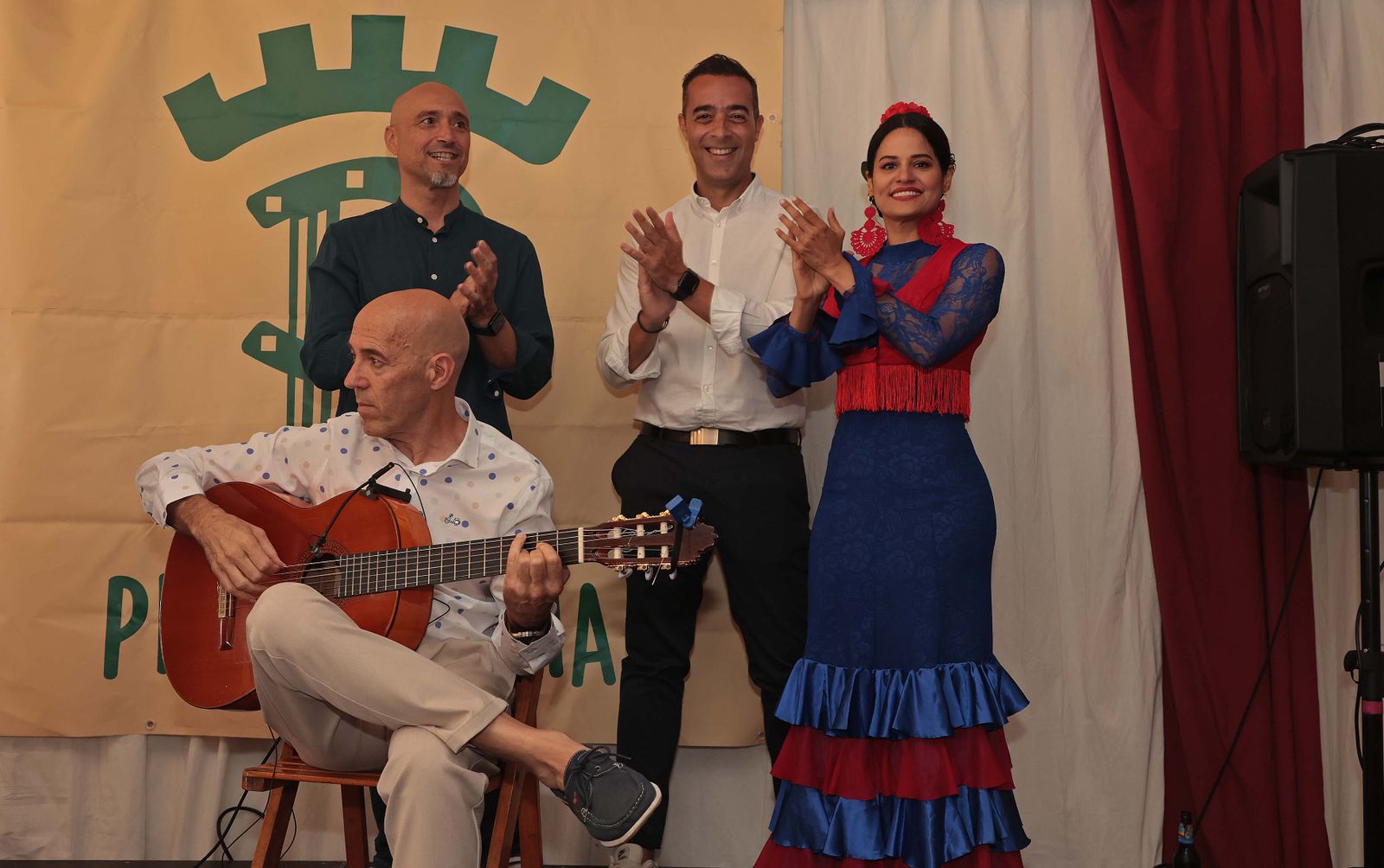 Imágenes de la recepción en la caseta La Providencia en la Feria Real de Algeciras
