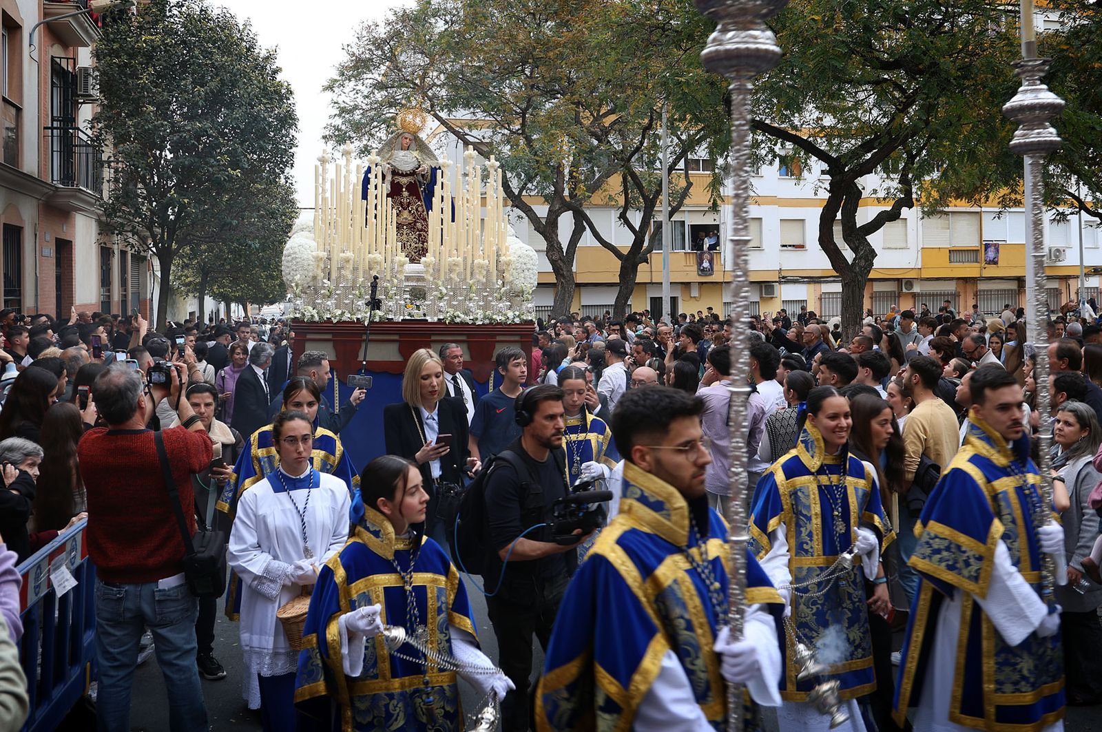 Imágenes de la procesión de la Virgen del Prado en el Viernes de Dolores