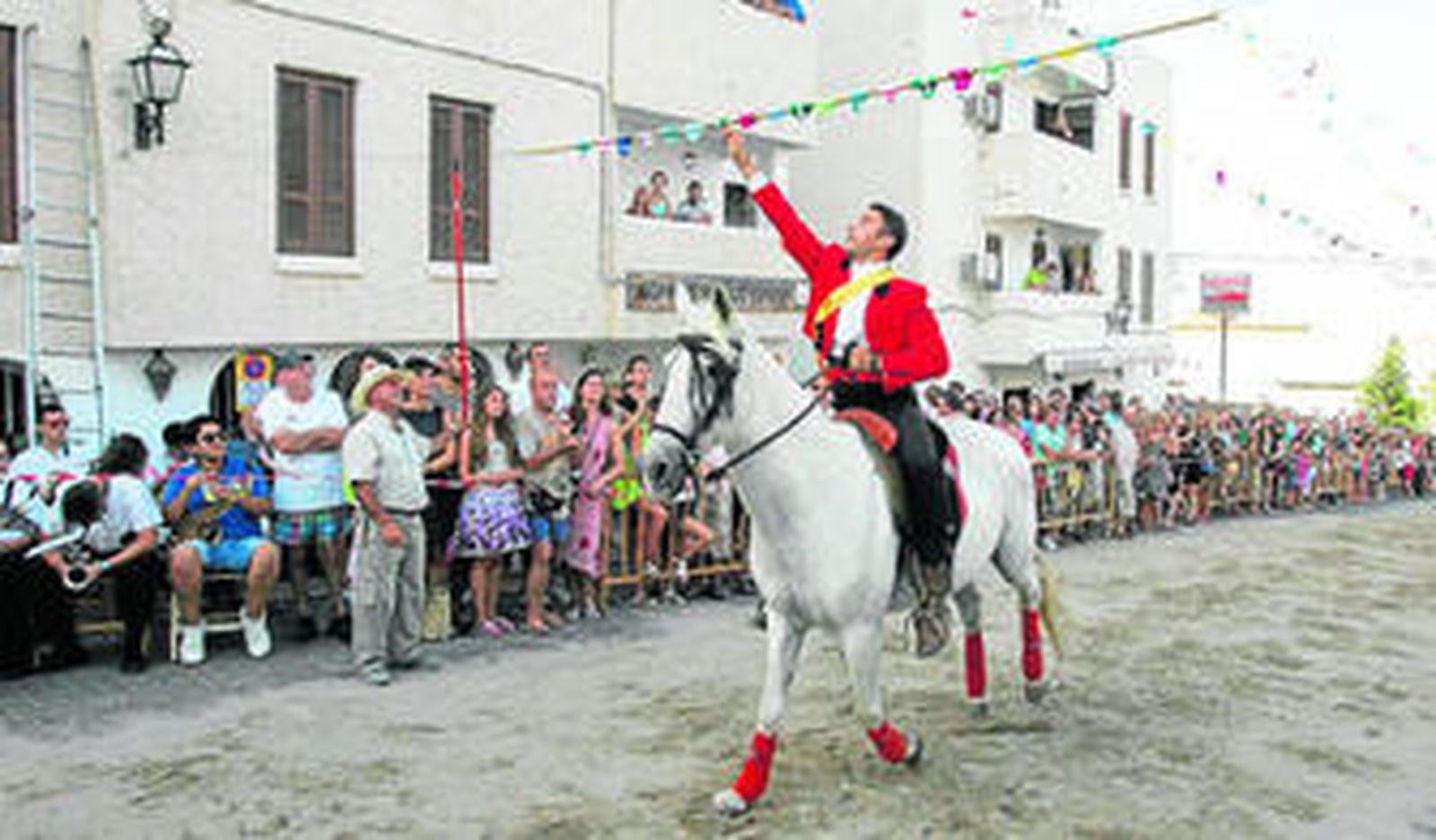 A galope a por la apreciada cinta