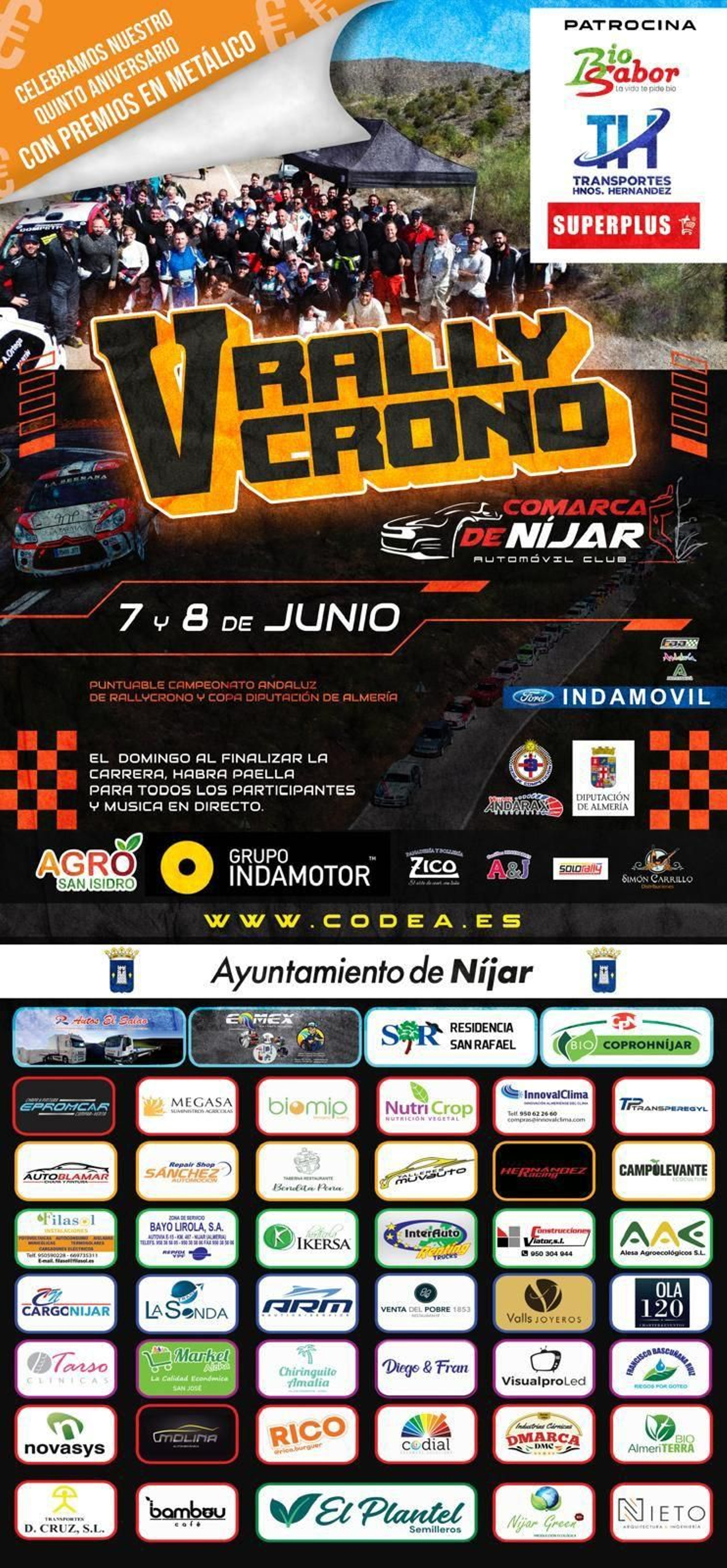 Cartel oficial de este evento deportivo que se desarrollará en la provincia.