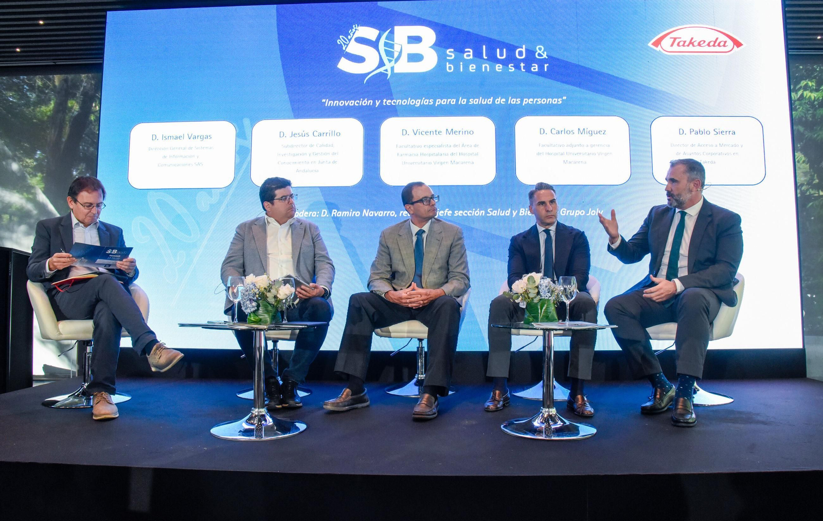 Ramiro Navarro, Ismael Vargas, Jesús Carrillo, Vicente Merino, Carlos Míguez y Pablo Sierra.