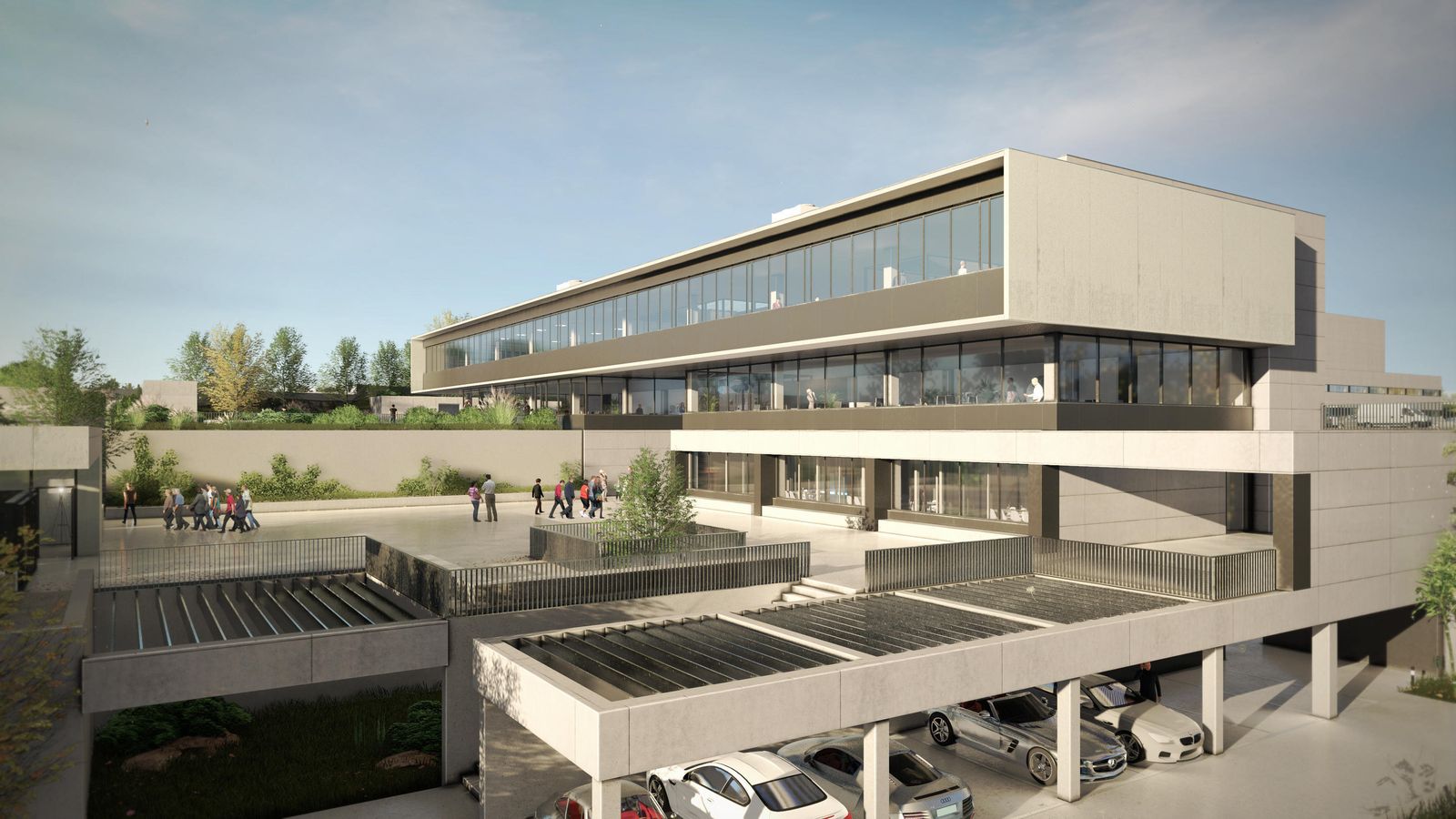 Reproducción de la Ciudad de la Tele, donde Netflix instalará su centro de producción en español.