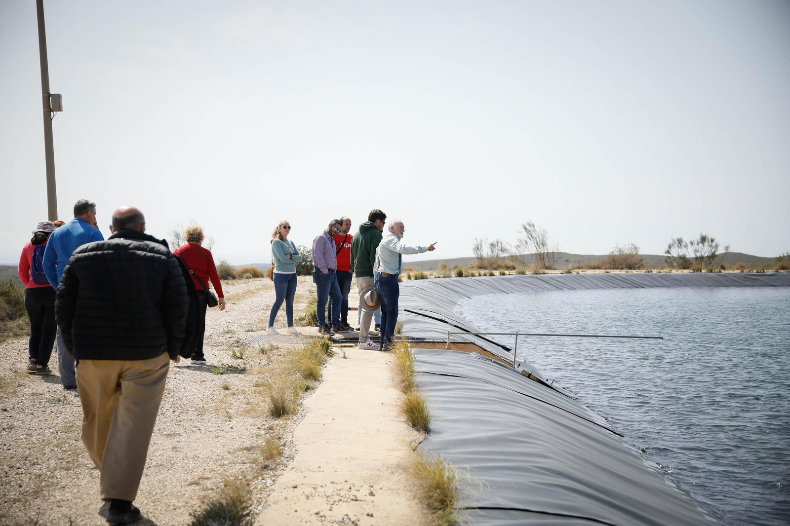 CUCN visita la desaladora de Carboneras y las balsas de Níjar
