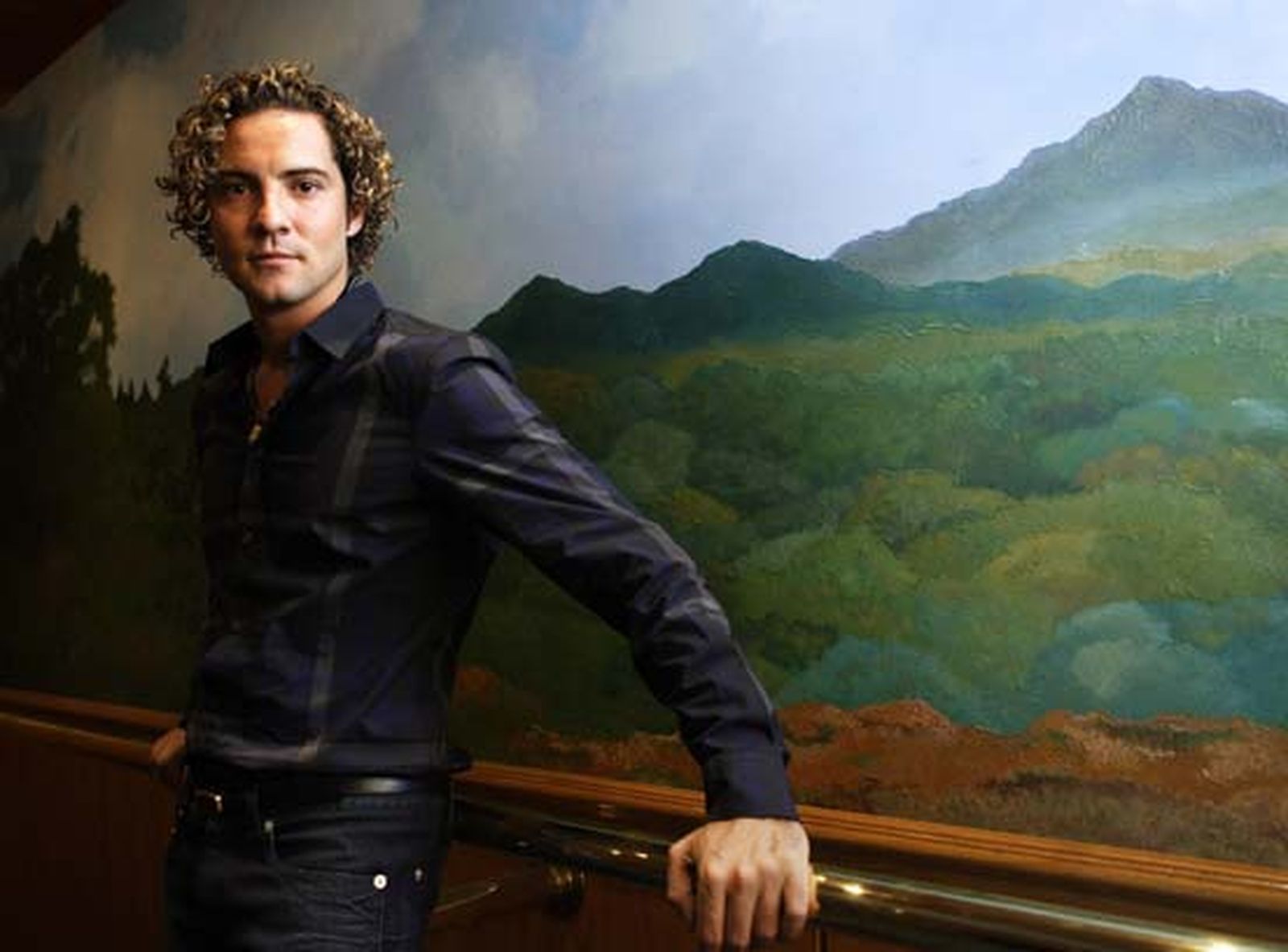 David Bisbal posa en México.