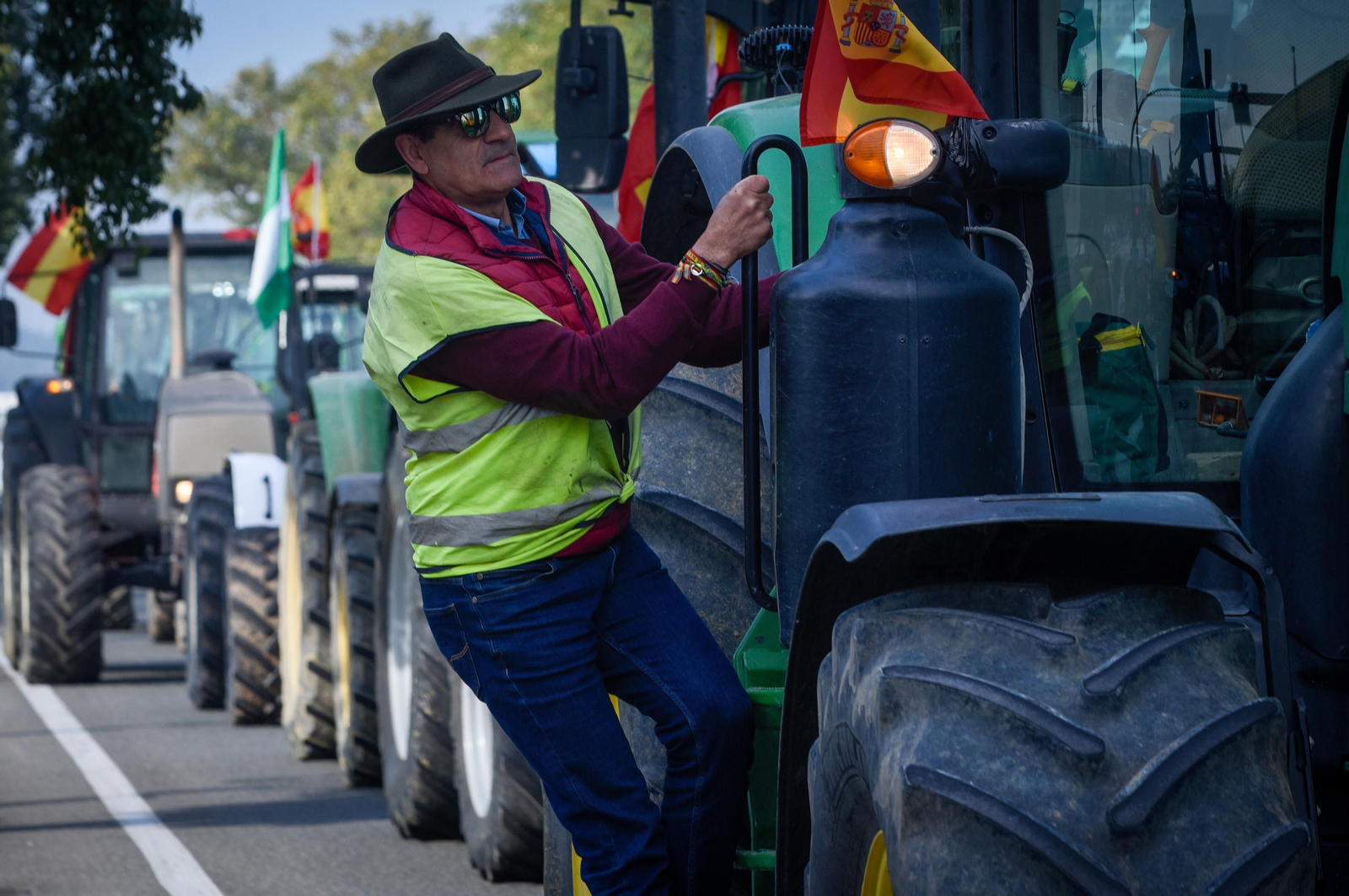 Tractorada en Sevilla