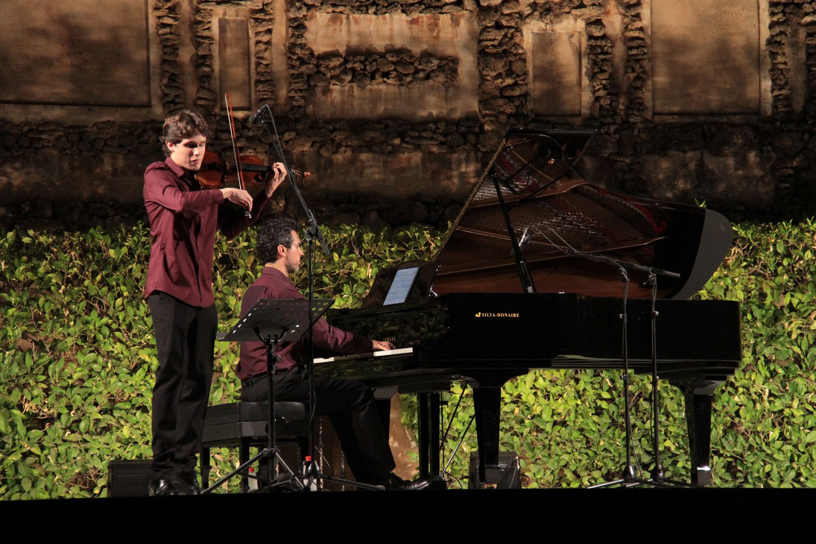 Javier Comesaña y Ricardo Alí.