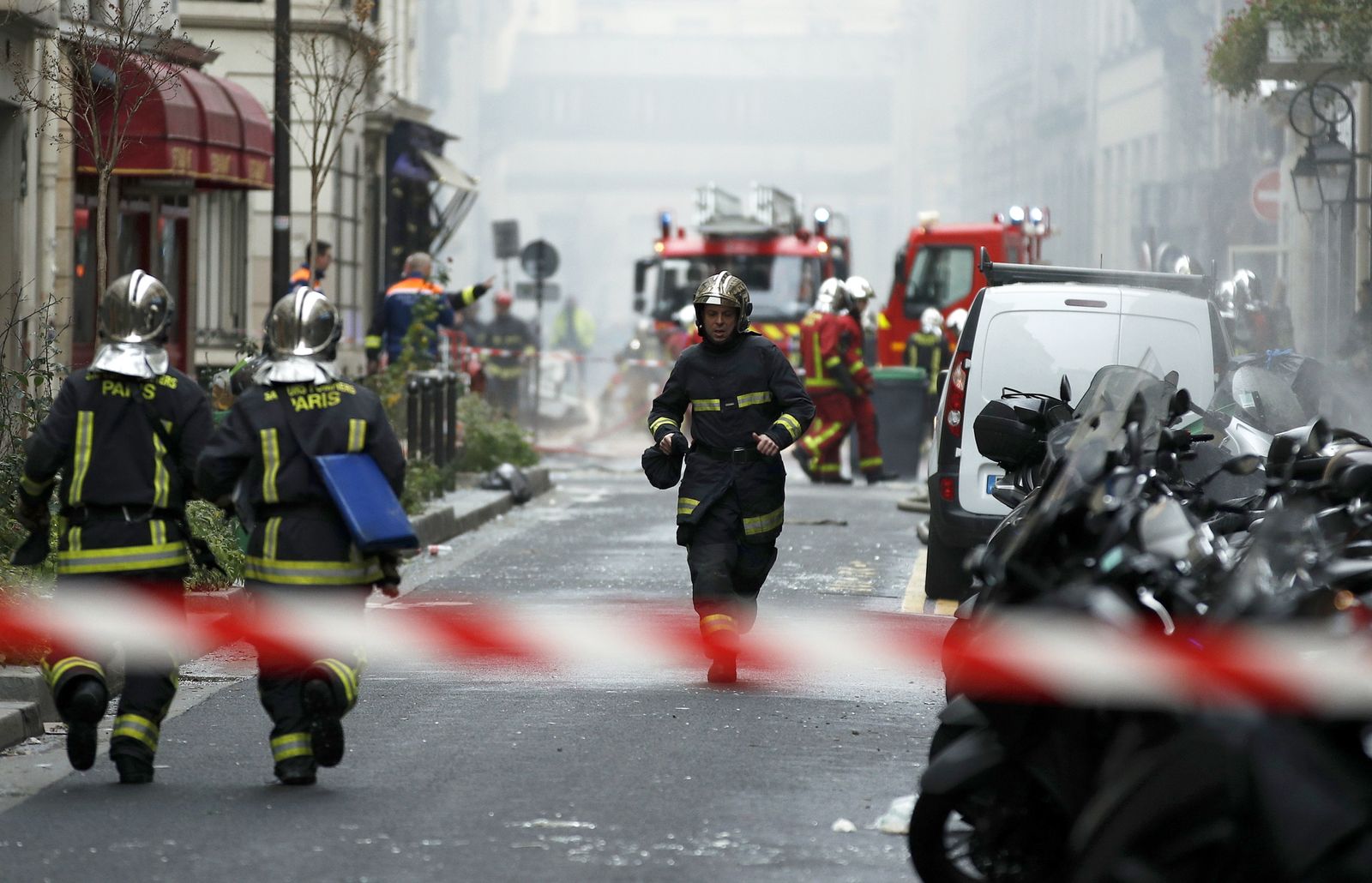 Las imágenes de la explosión de gas en París