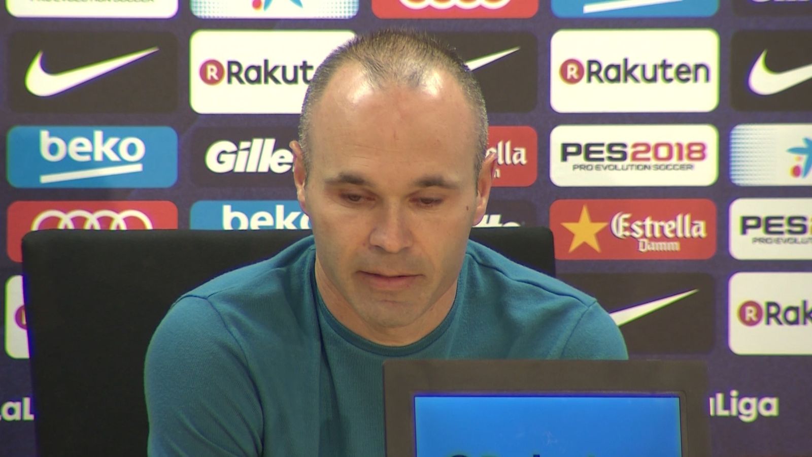 El adiós de Andrés Iniesta, en imágenes