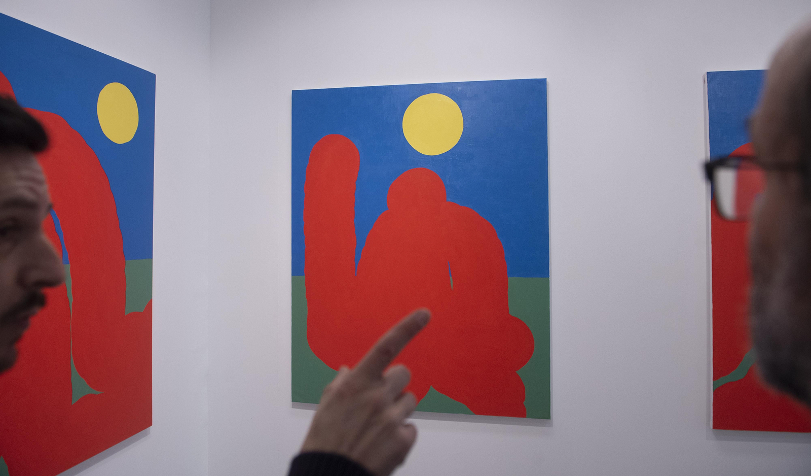 Imágenes de la exposición del artista brasileño, Narowé