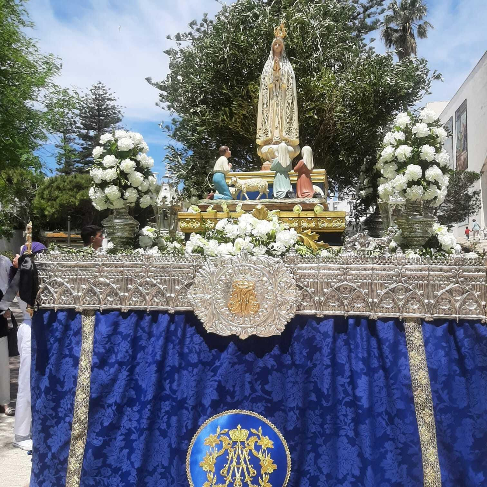 Fotos de la procesión de la Virgen de Fátima en Tarifa