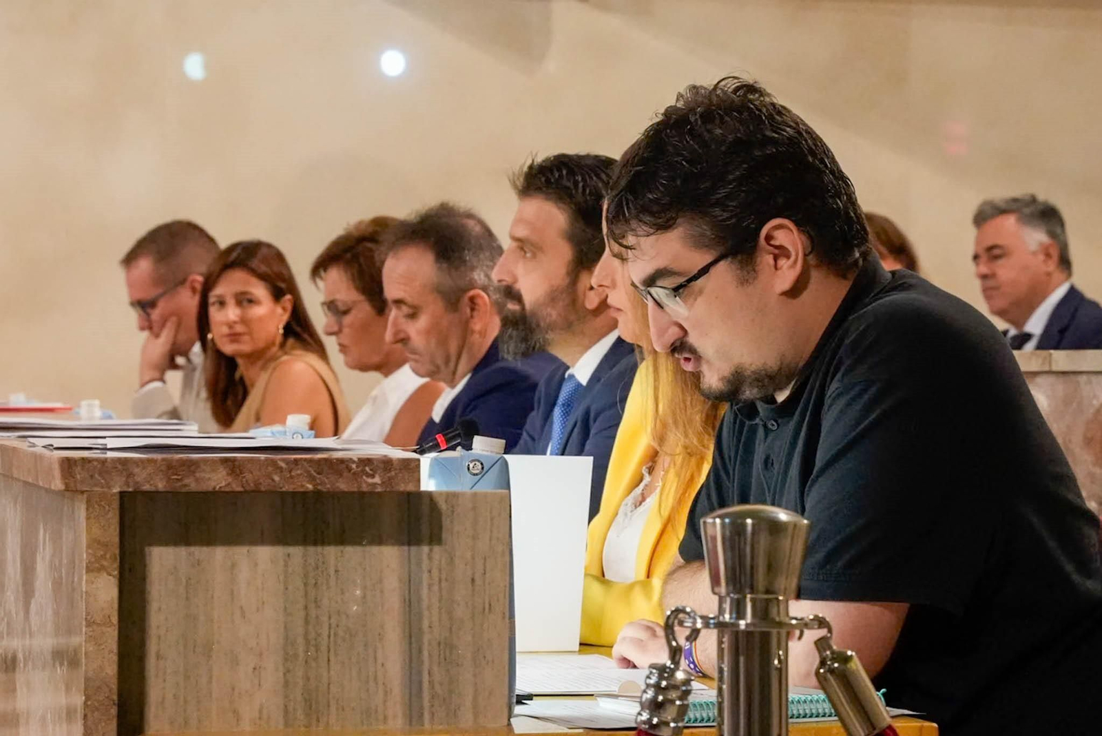 Alejandro Lorenzo, portavoz de Podemos-IU-Verdes