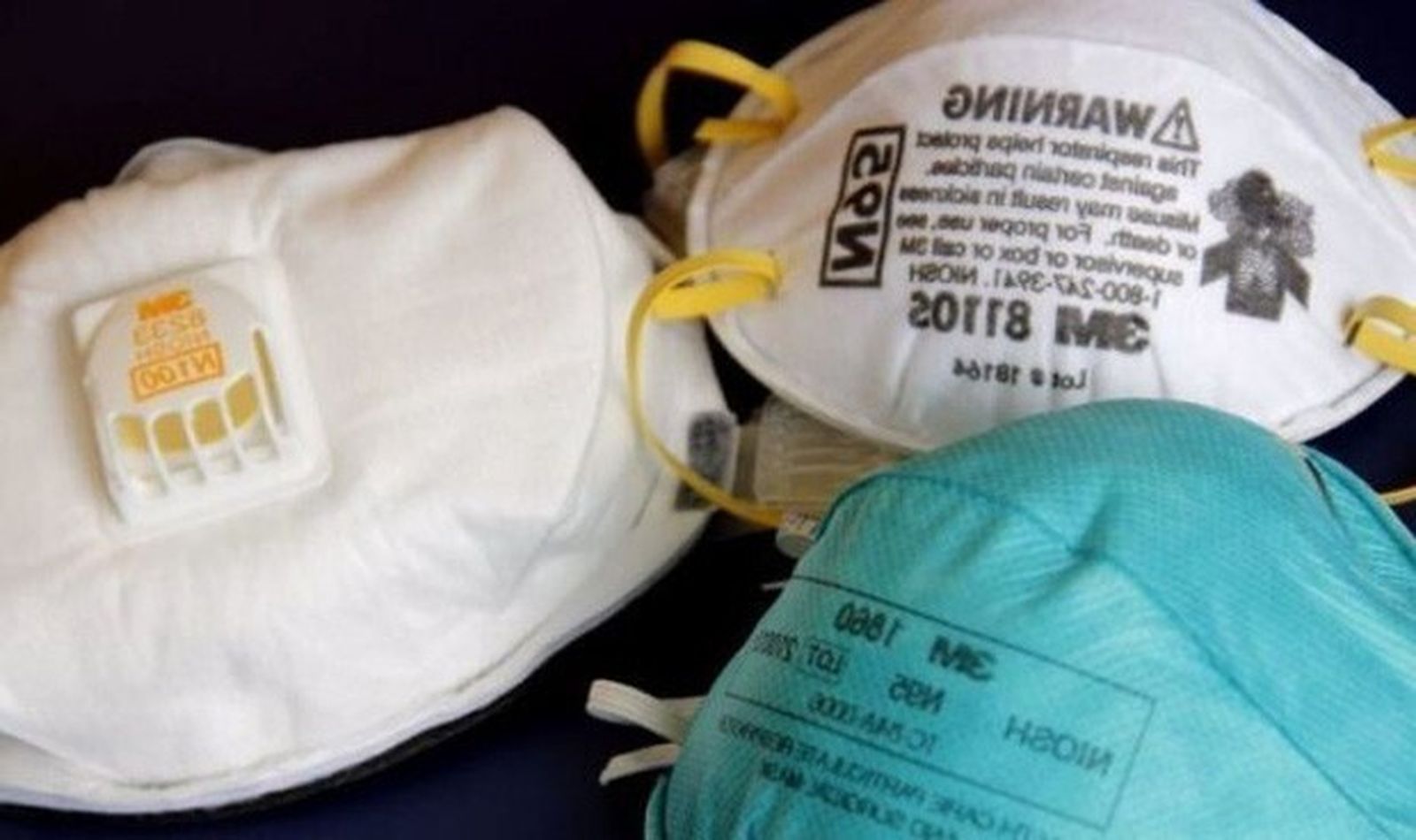 Imagen de archivo de mascarillas.