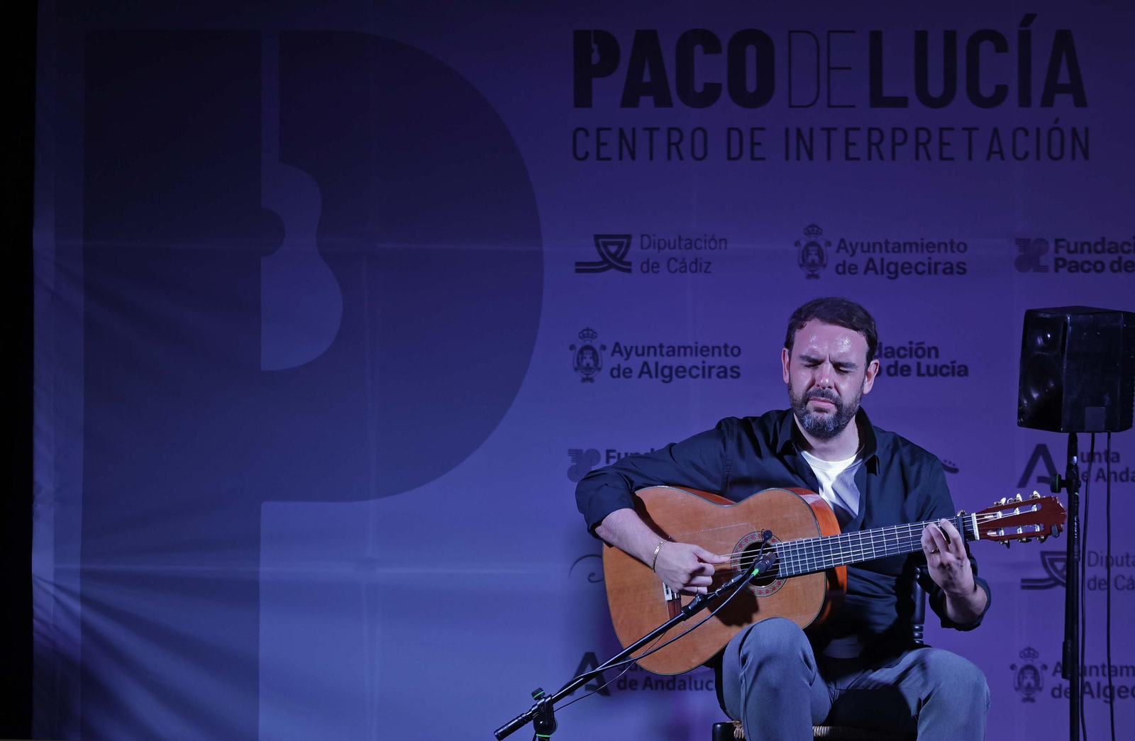 Fotos del concierto de Dani de Morón en el Centro de Interpretación 'Paco de Lucía' de Algeciras