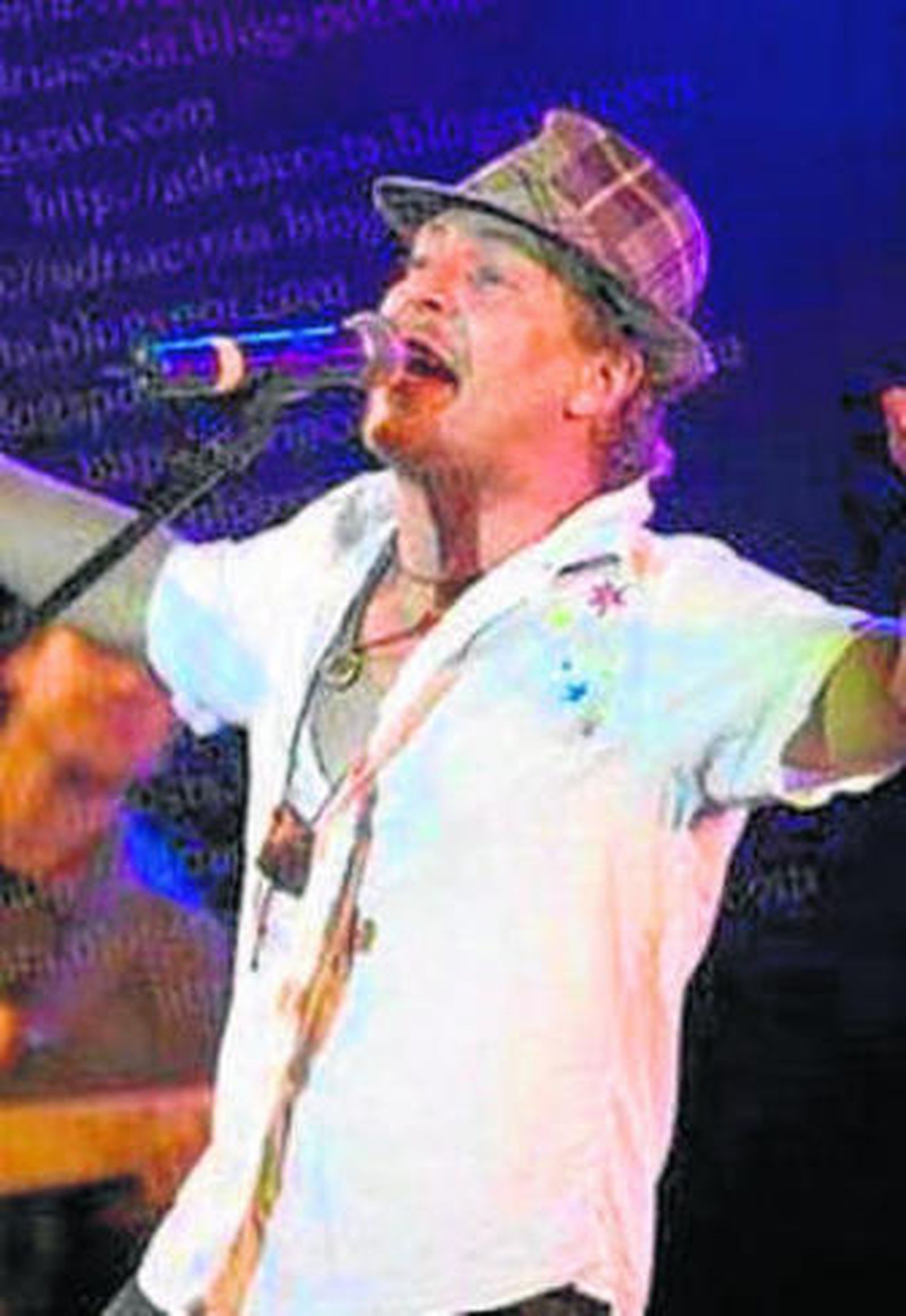 Juaco, en plena actuación.