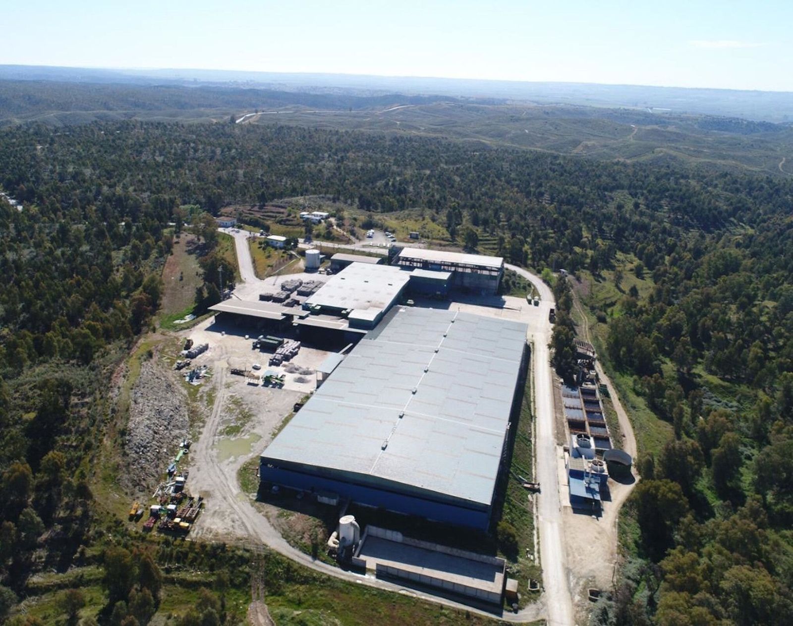 Planta de tratamientos de residuos.