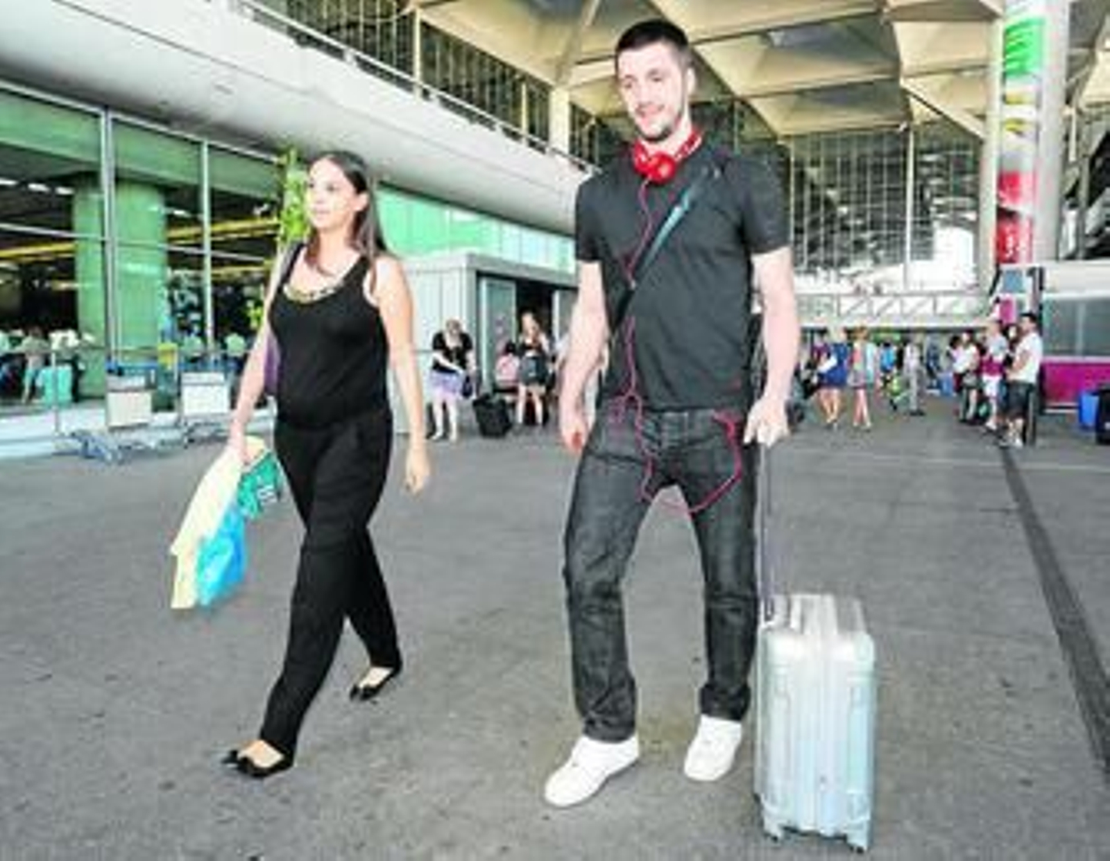 Markovic, en su primera llegada a Málaga.