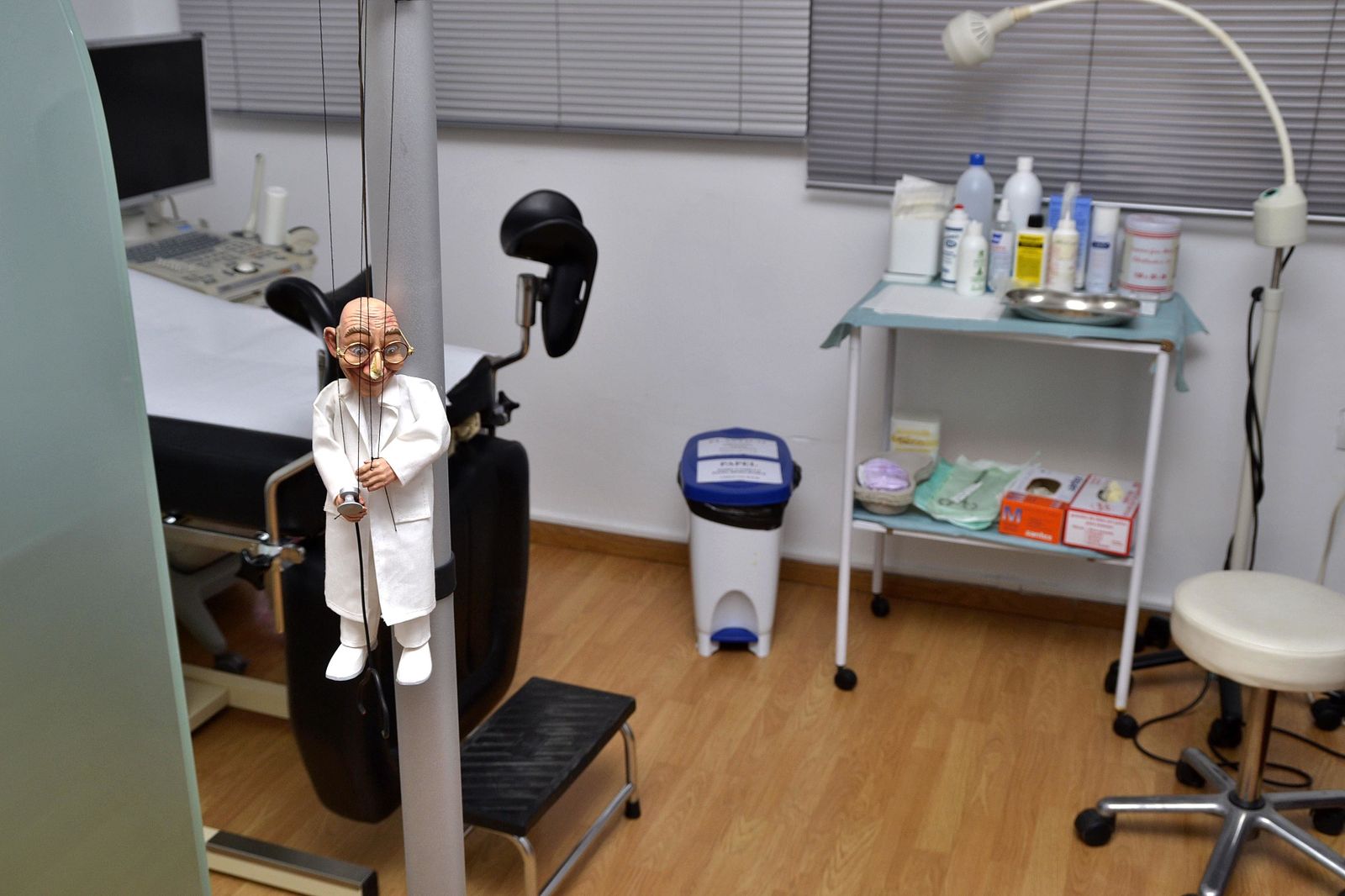 Consulta de una clínica ginecológica.