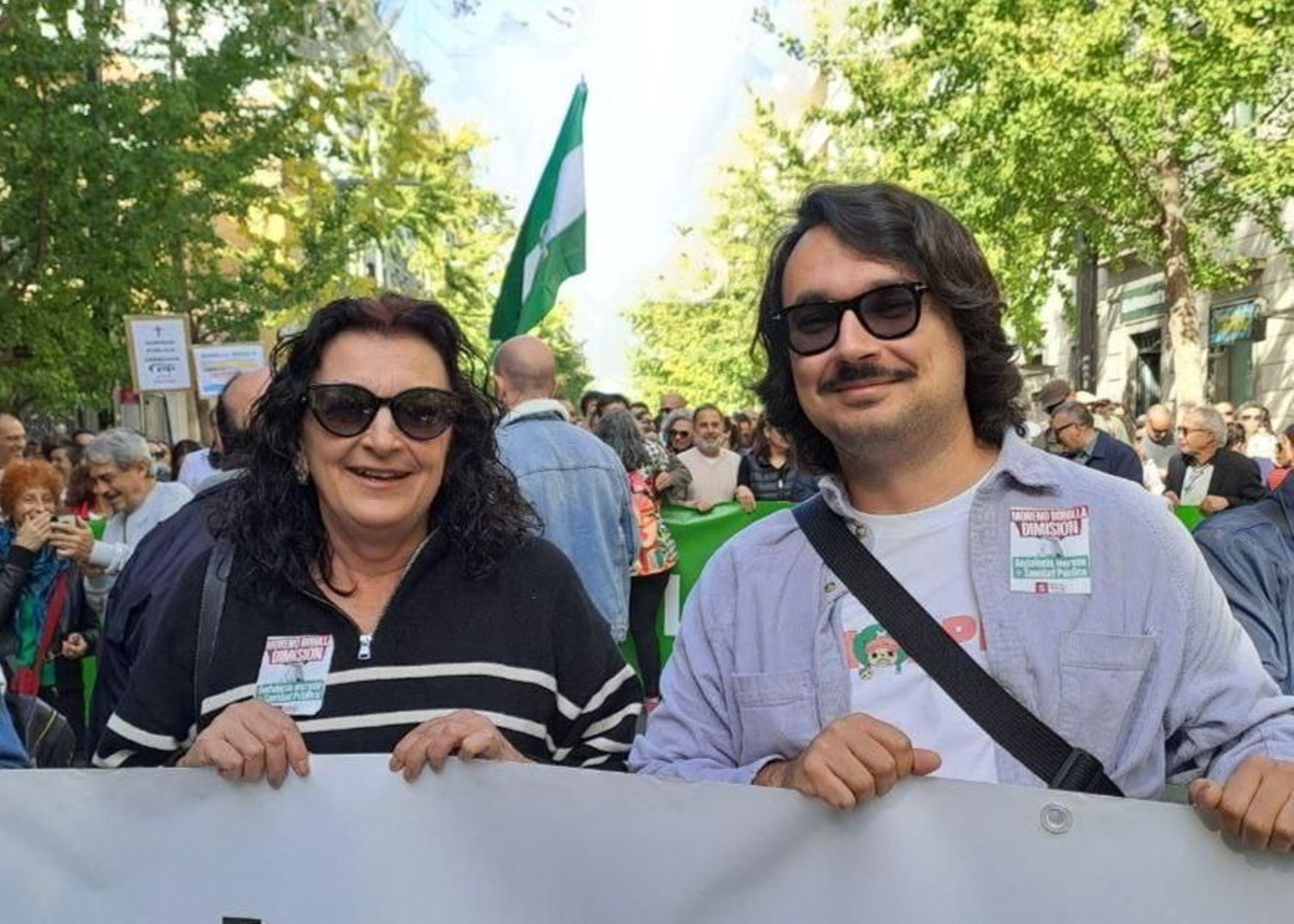 Agustina María García y Salvador Reyes.