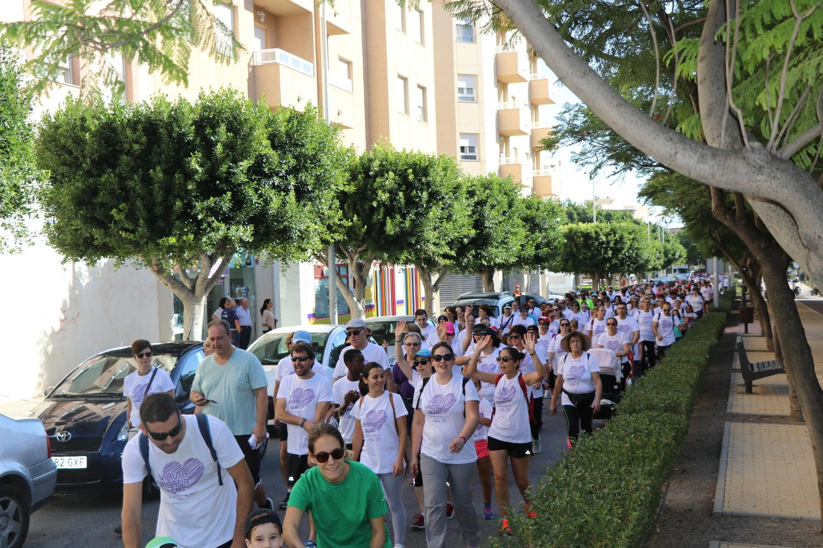 La Ruta Urbana congregó a numerosos participantes.