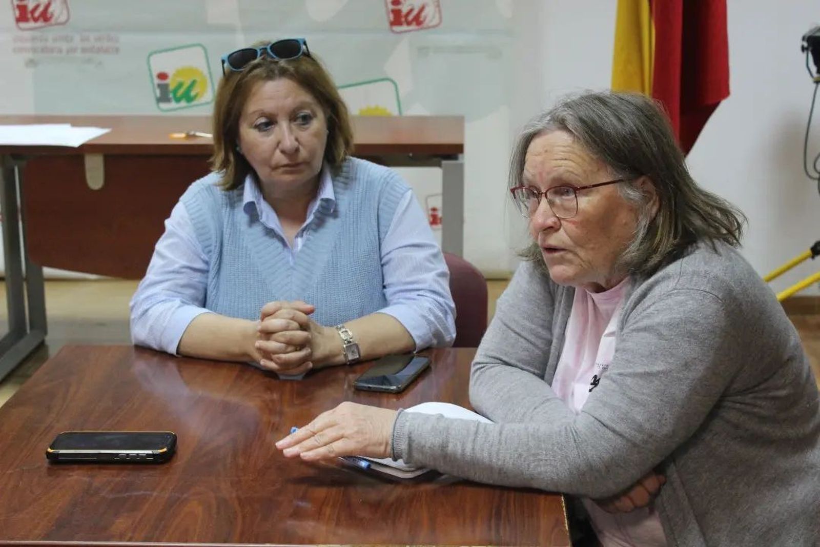 Isabel Bandrés, a la derecha.