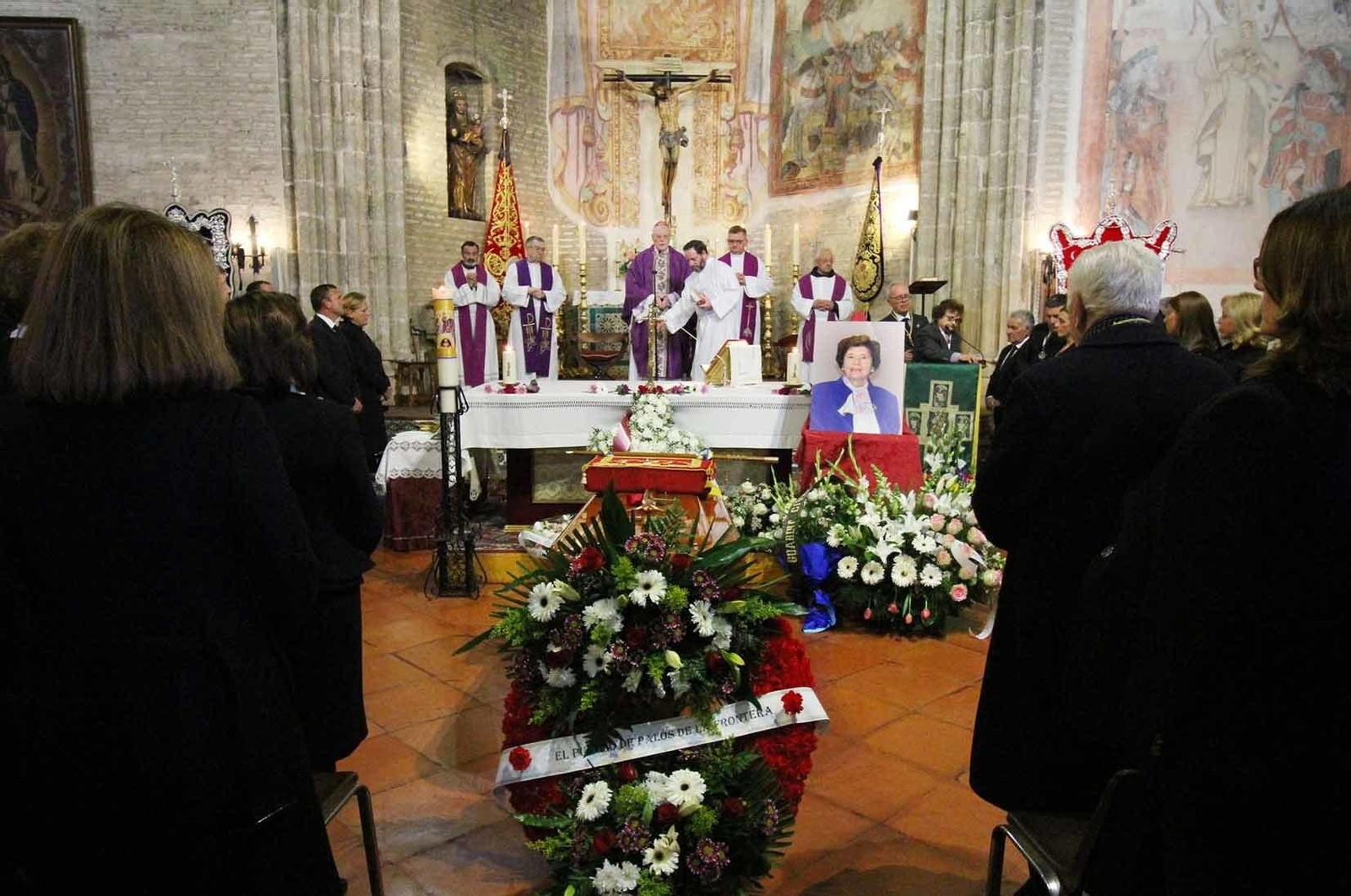 Imágenes del funeral de Pilar Pulgar