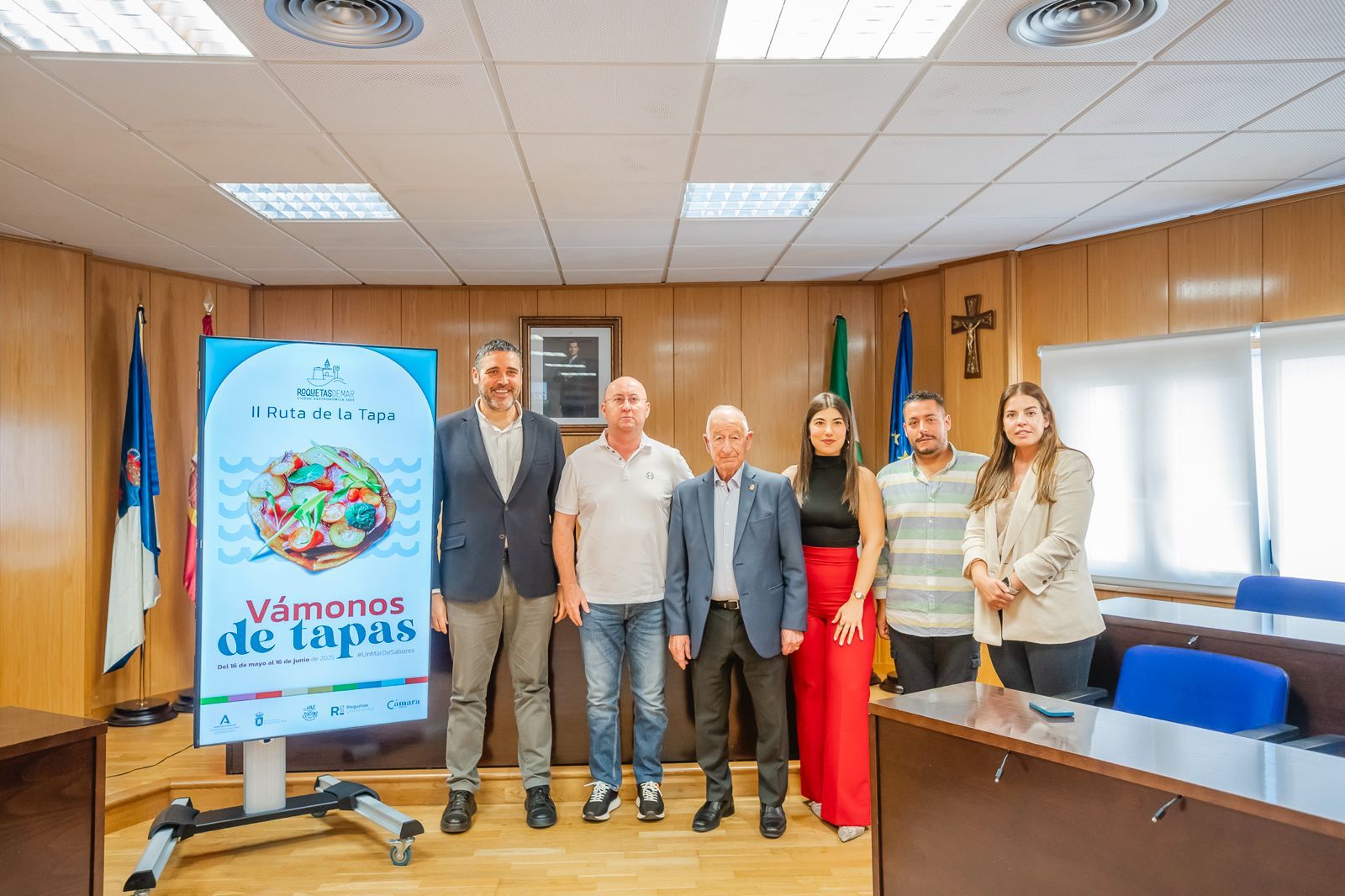 Presentación de la segunda Ruta de la Tapa de Roquetas bajo el lema 'Vámonos de tapas'.