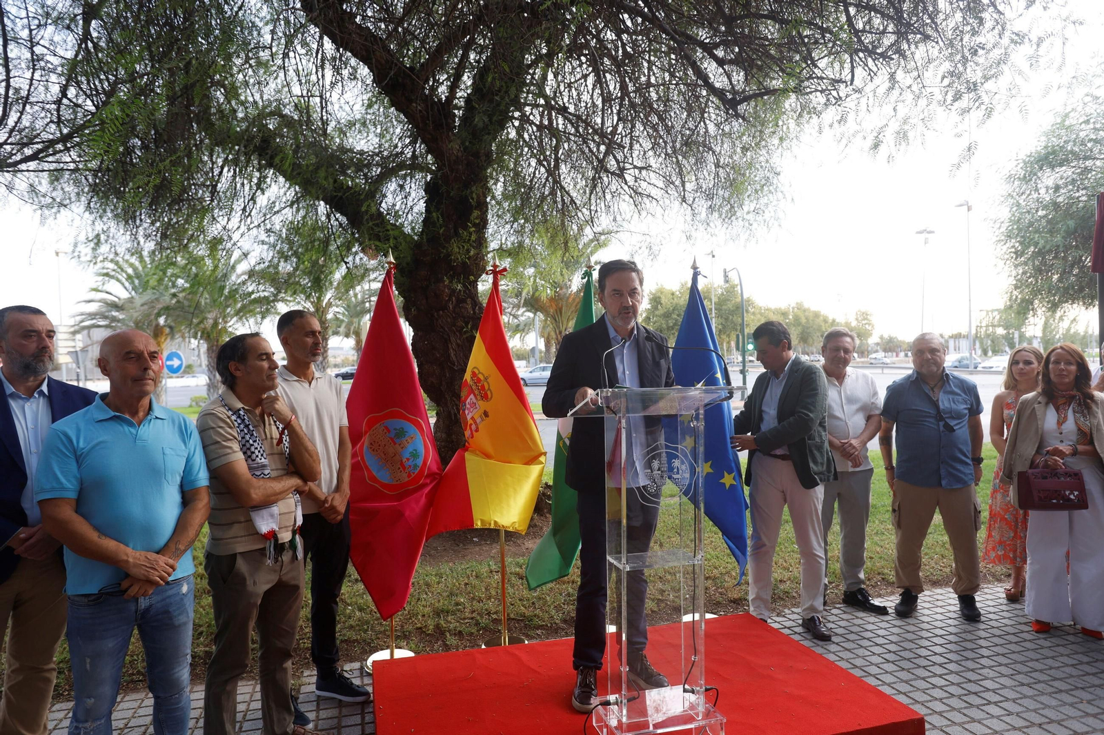 Las mejores imágenes del acto en homenaje a Juanín, leyenda del Córdoba CF