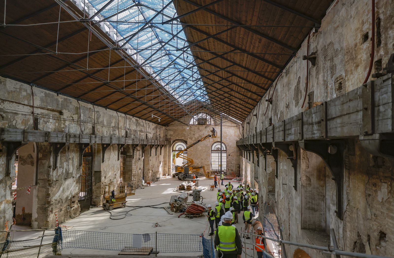 Las imágenes de la visita  a la Fábrica de Artillería