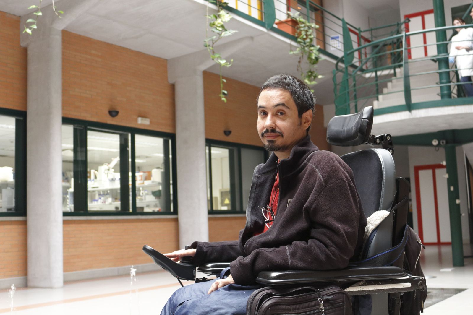 Antonio J. Pérez Pulido en el Centro Andaluz de Biología del Desarrollo (CABD).