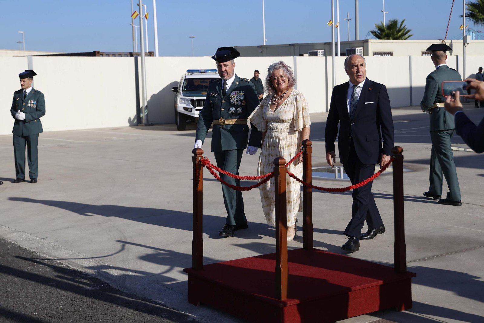 Las fotografías de la inauguración del nuevo muelle de la Guardia Civil en Algeciras