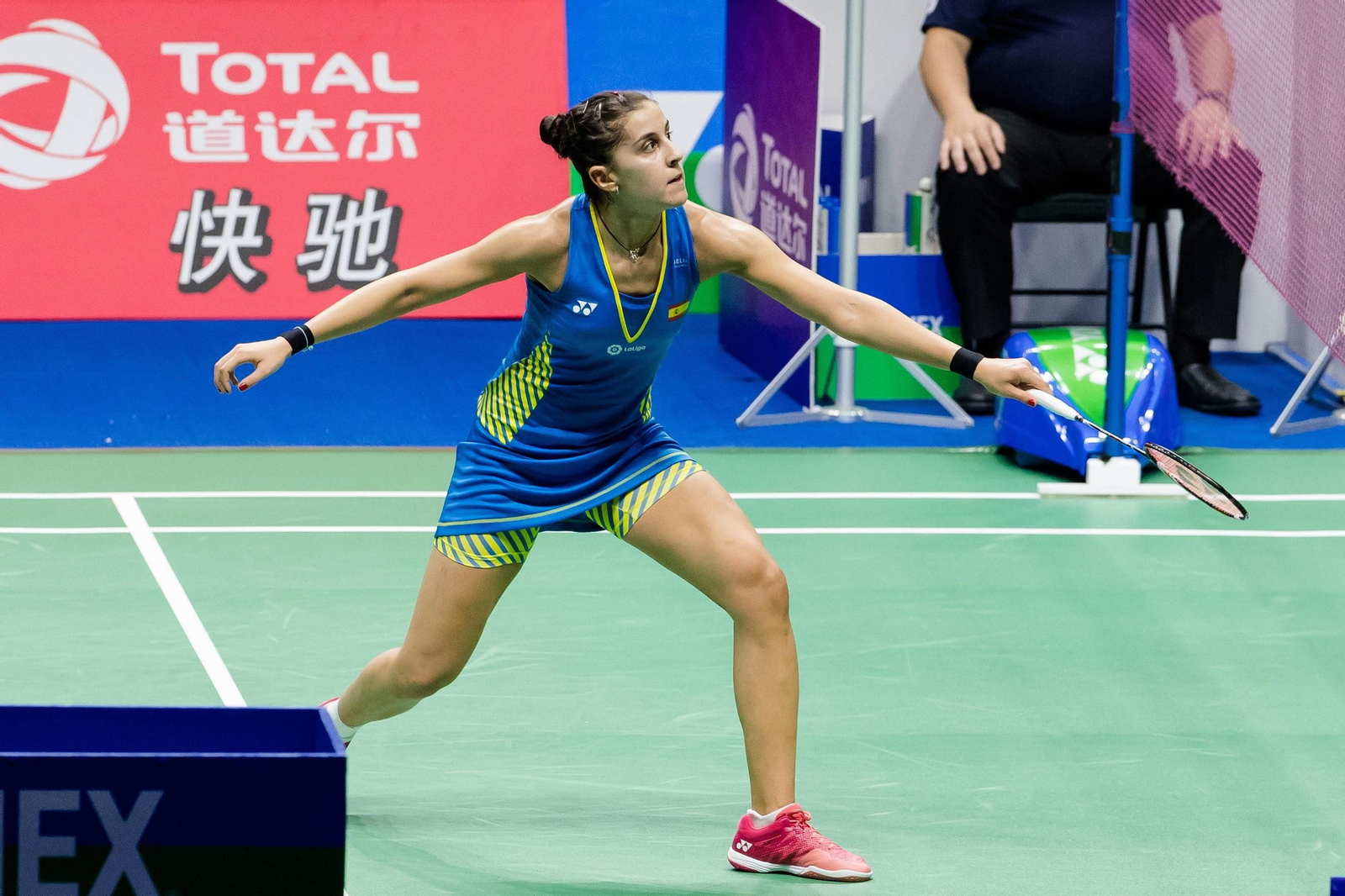 Las imágenes de la final del Mundial de Bádminton entre Marín y Sindhu