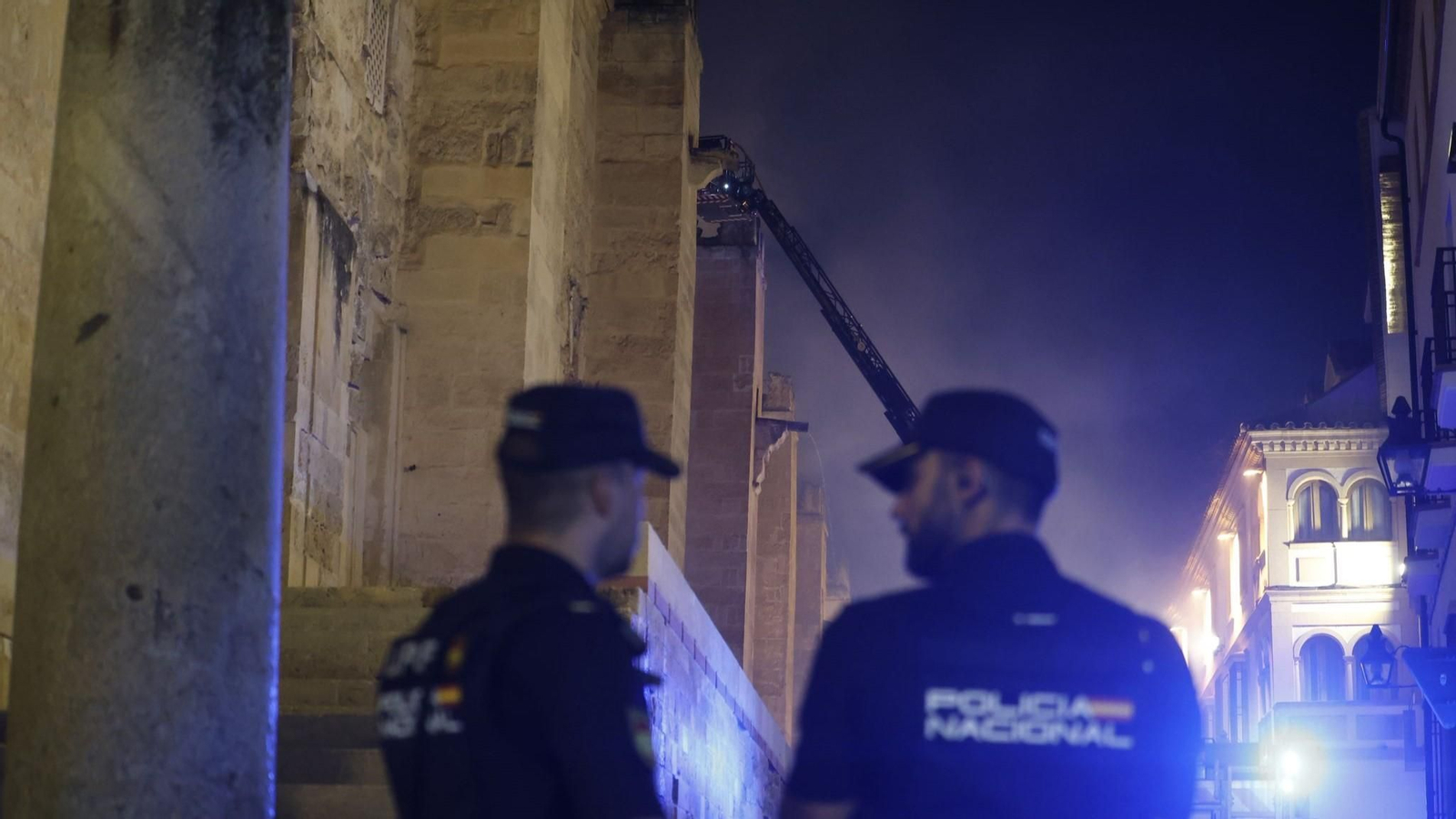 Declarado un incendio en la Mezquita-Catedral de Córdoba