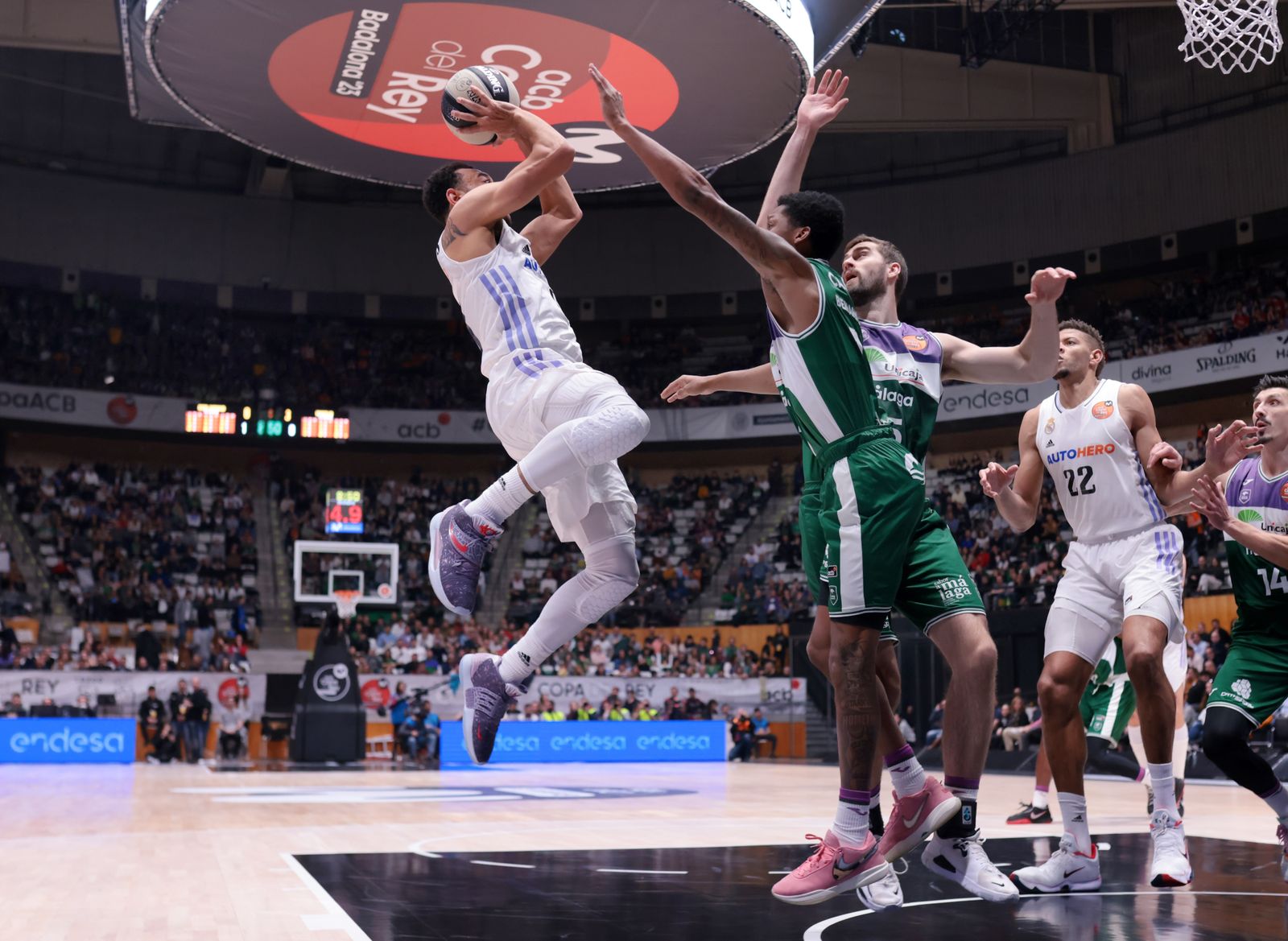 El Real Madrid-Unicaja de Copa del Rey, en imágenes