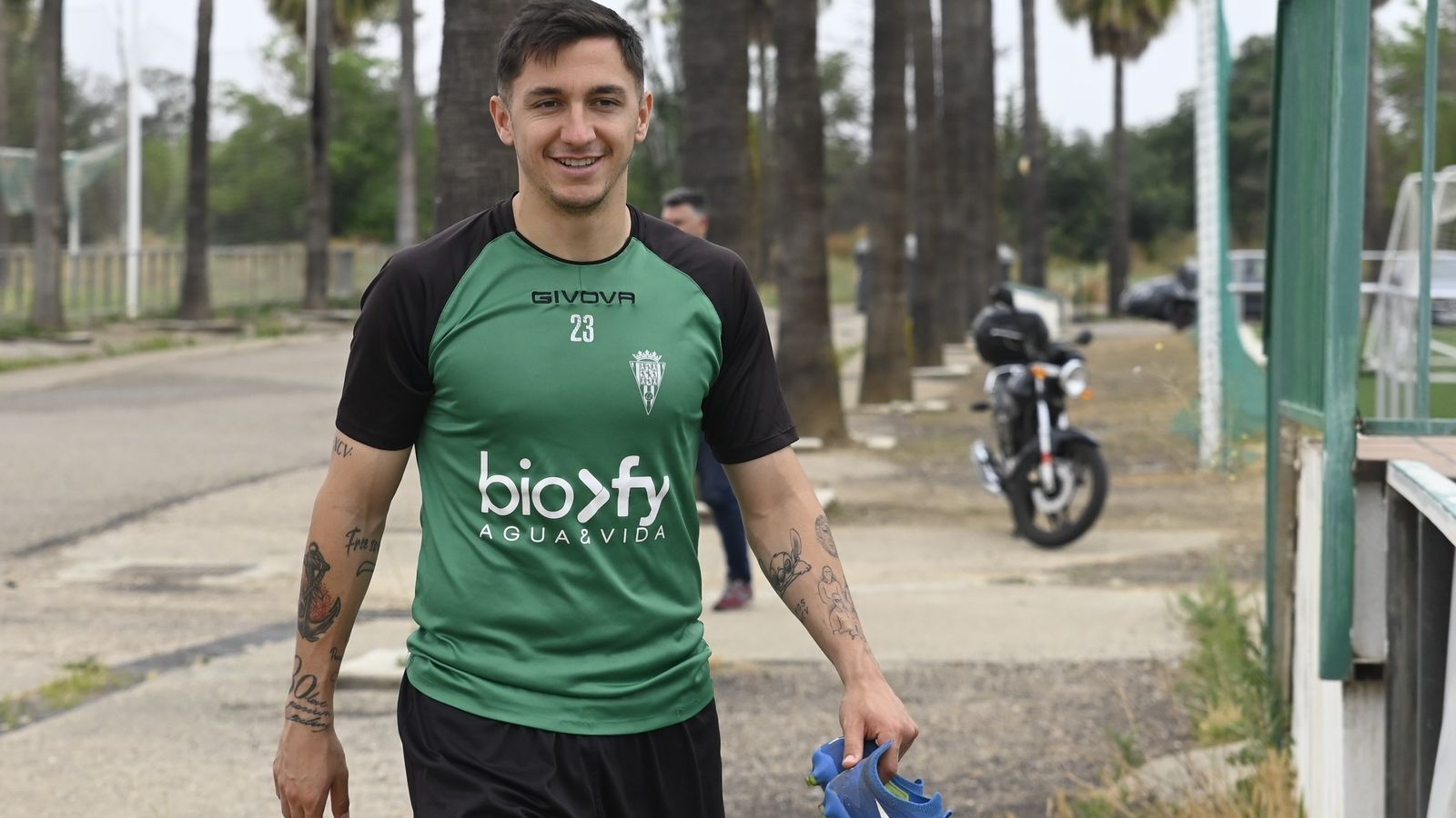 Christian Carracedo, uno de los 17 jugadores con los que el Córdoba CF empezará este lunes la pretemporada.
