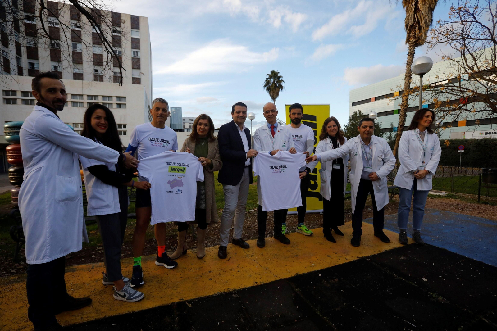 El I Desafío Deportivo Solidario Jarquil parte del Hospital Reina Sofía de Córdoba, en imágenes