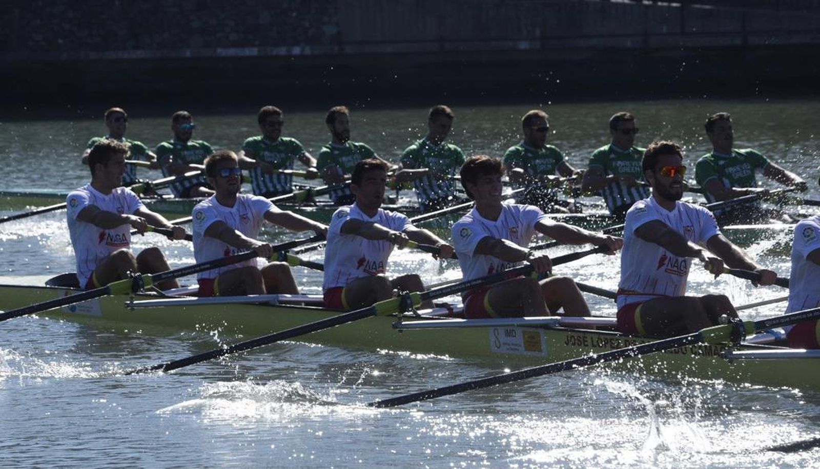 Las imágenes de la Regata Sevilla-Betis