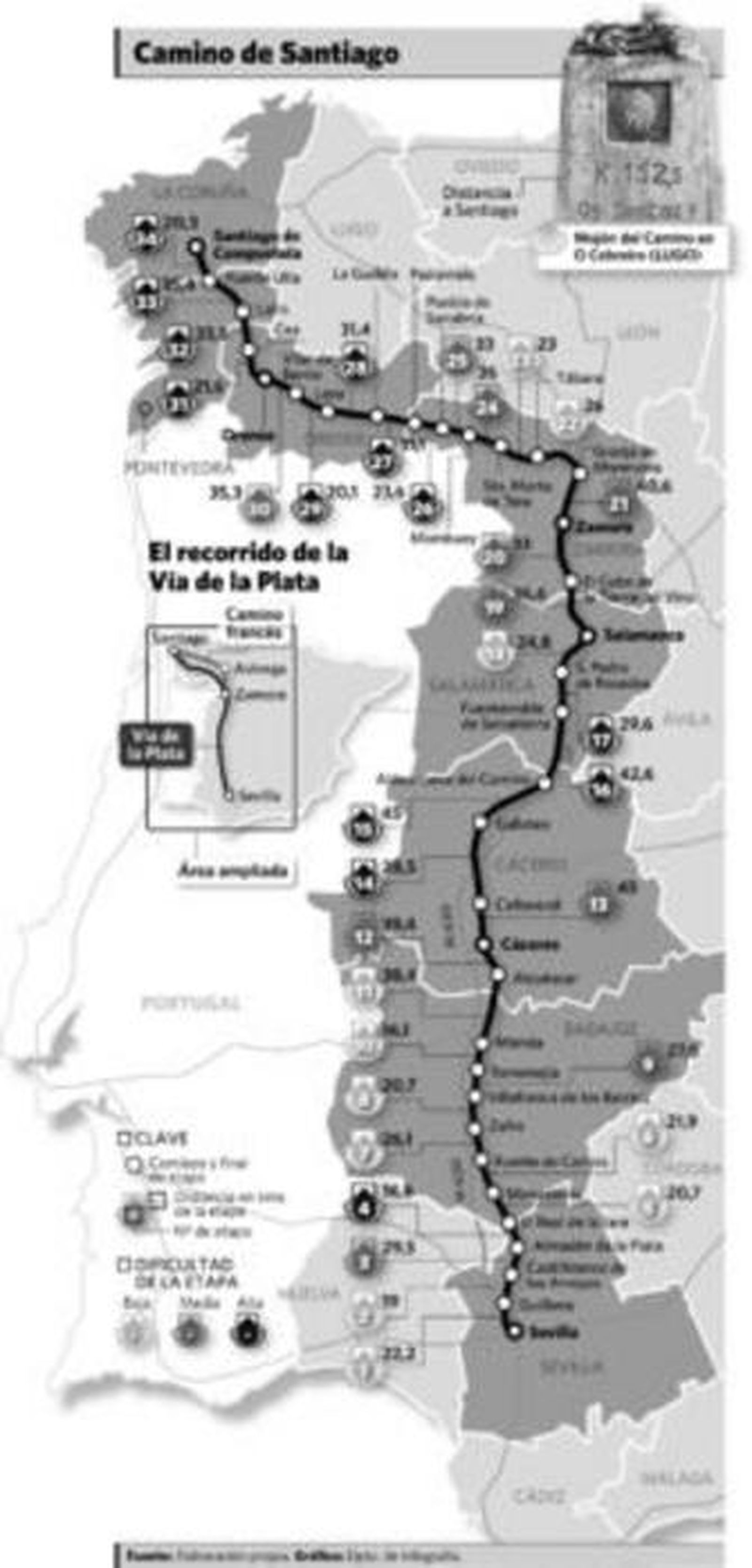 A Santiago por la vÍa de la Plata